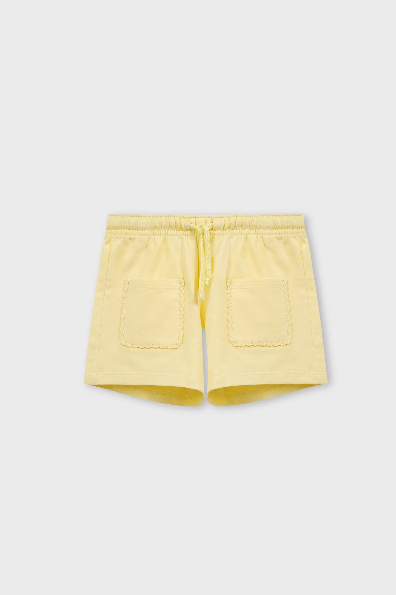 Buttery Lace-Trim Terry Shorts