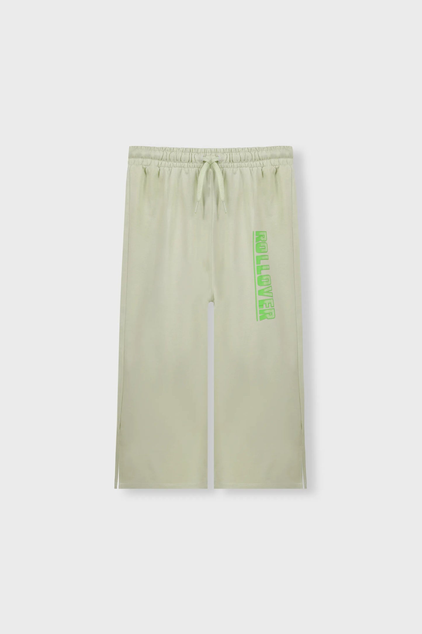 Girls Light Pistachio Loose Fit Trousers