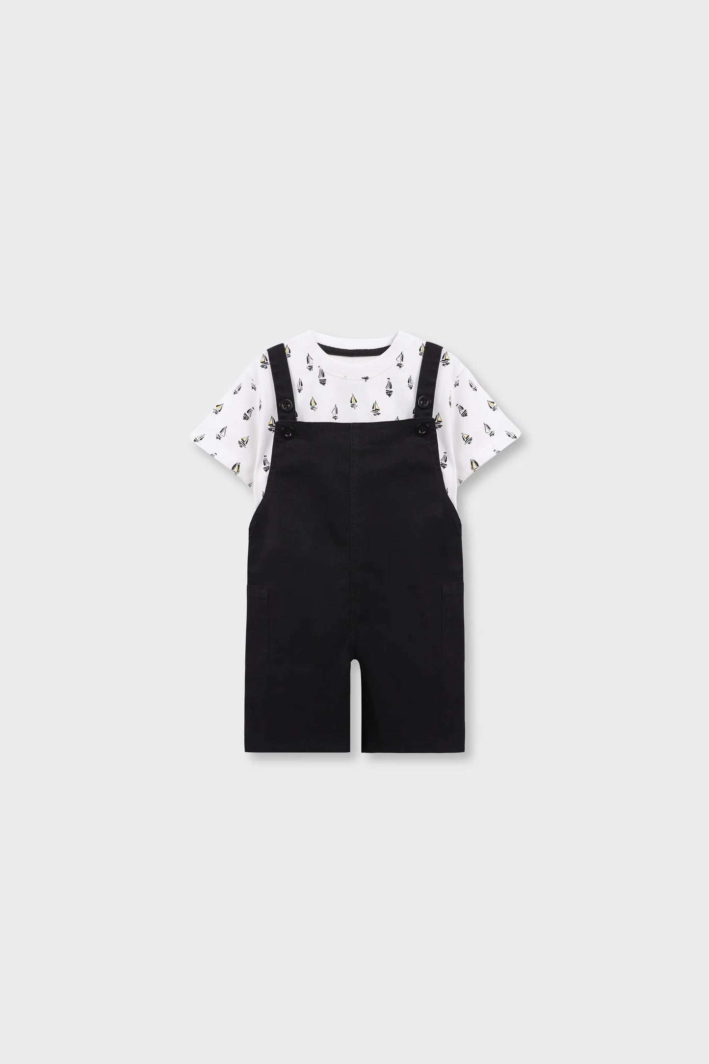 Little Captain Dungaree Set