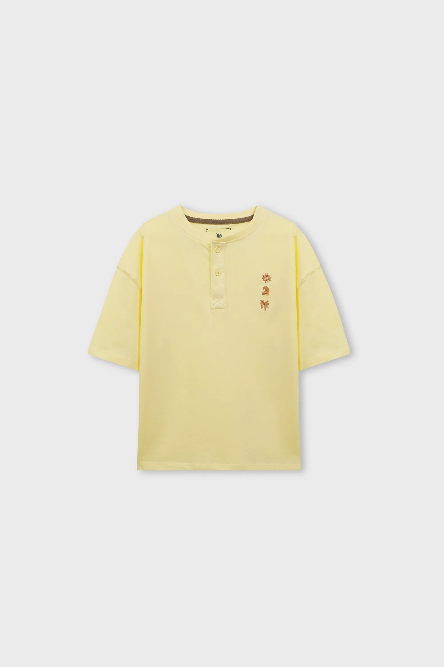Boys Sunny Vibes Henley Tee