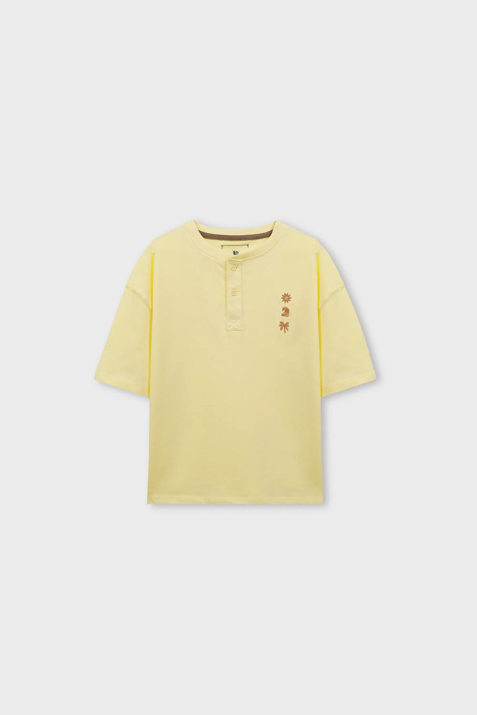 Boys Sunny Vibes Henley Tee