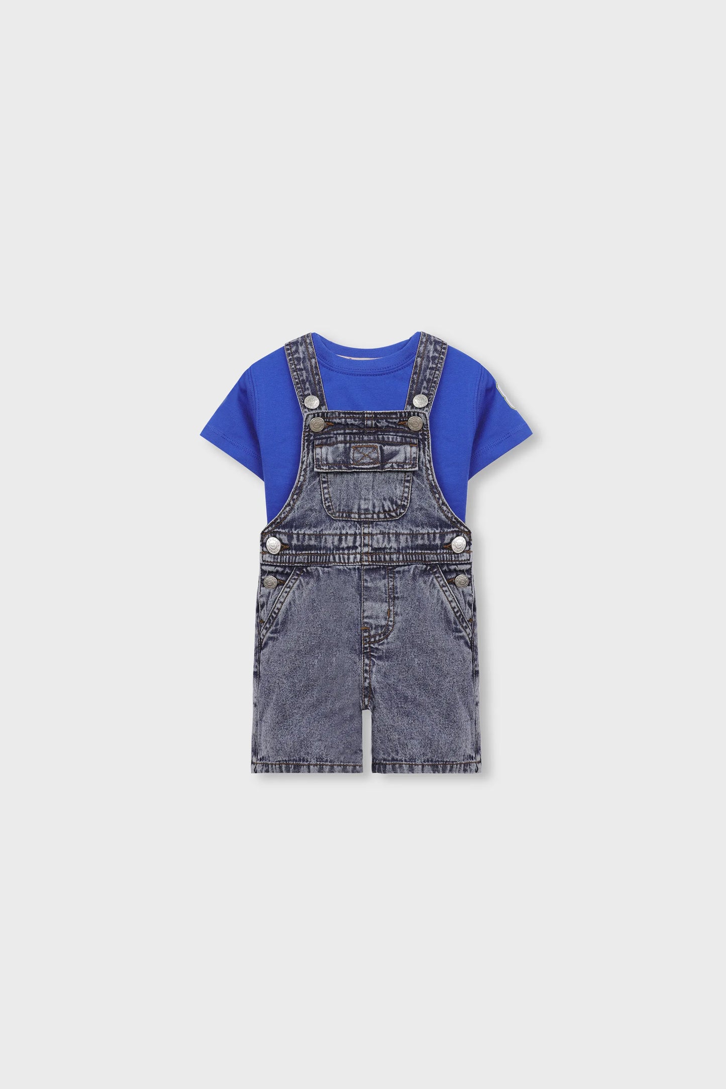 Boys Sky Playful Dungaree Set