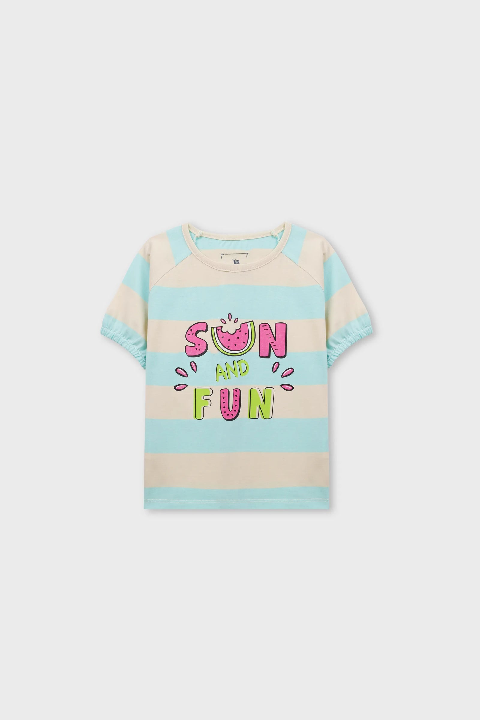 Girls Fun & Sun Raglan Tee