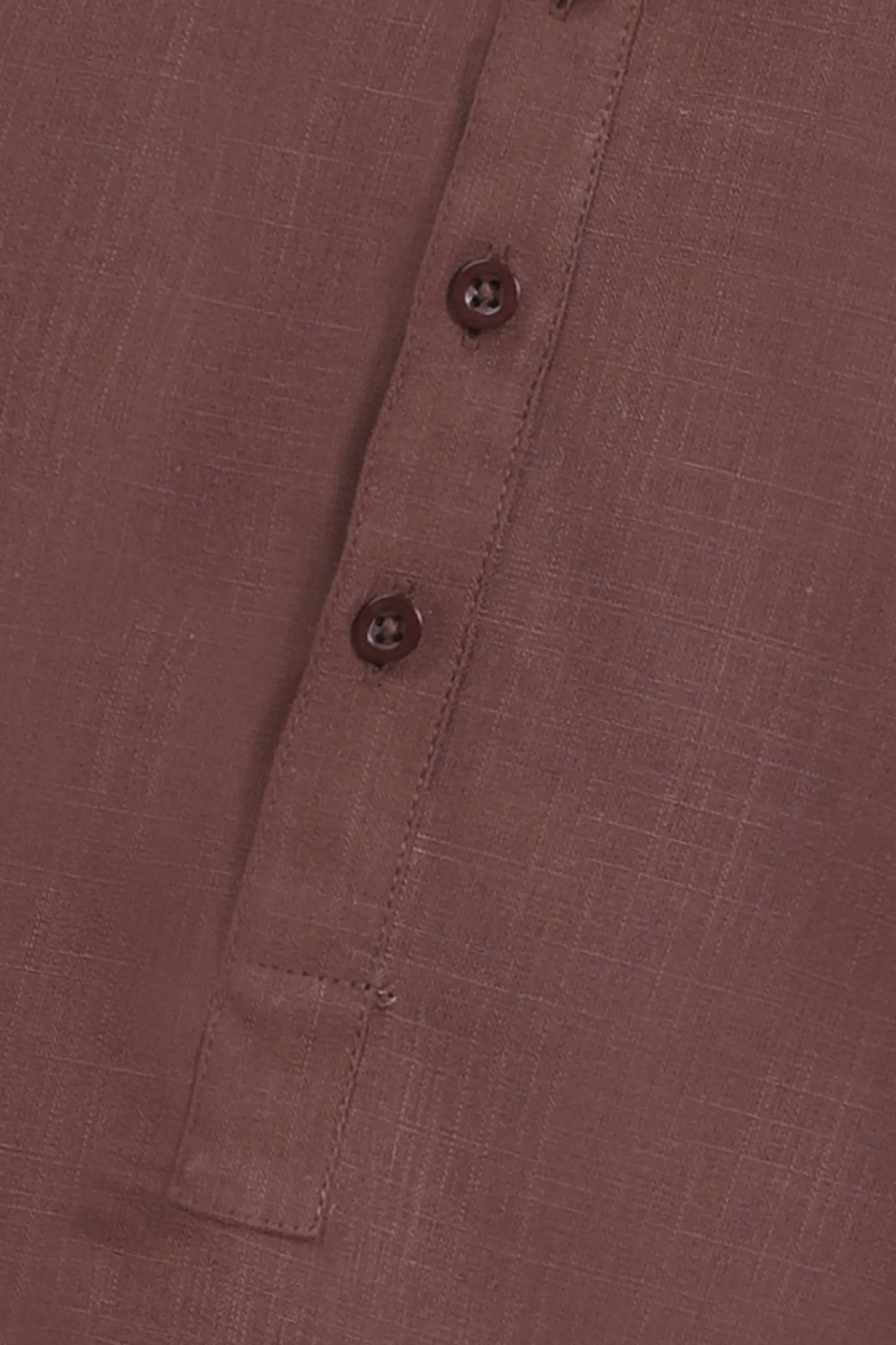 Boys Classic Brown Cotton Kurta