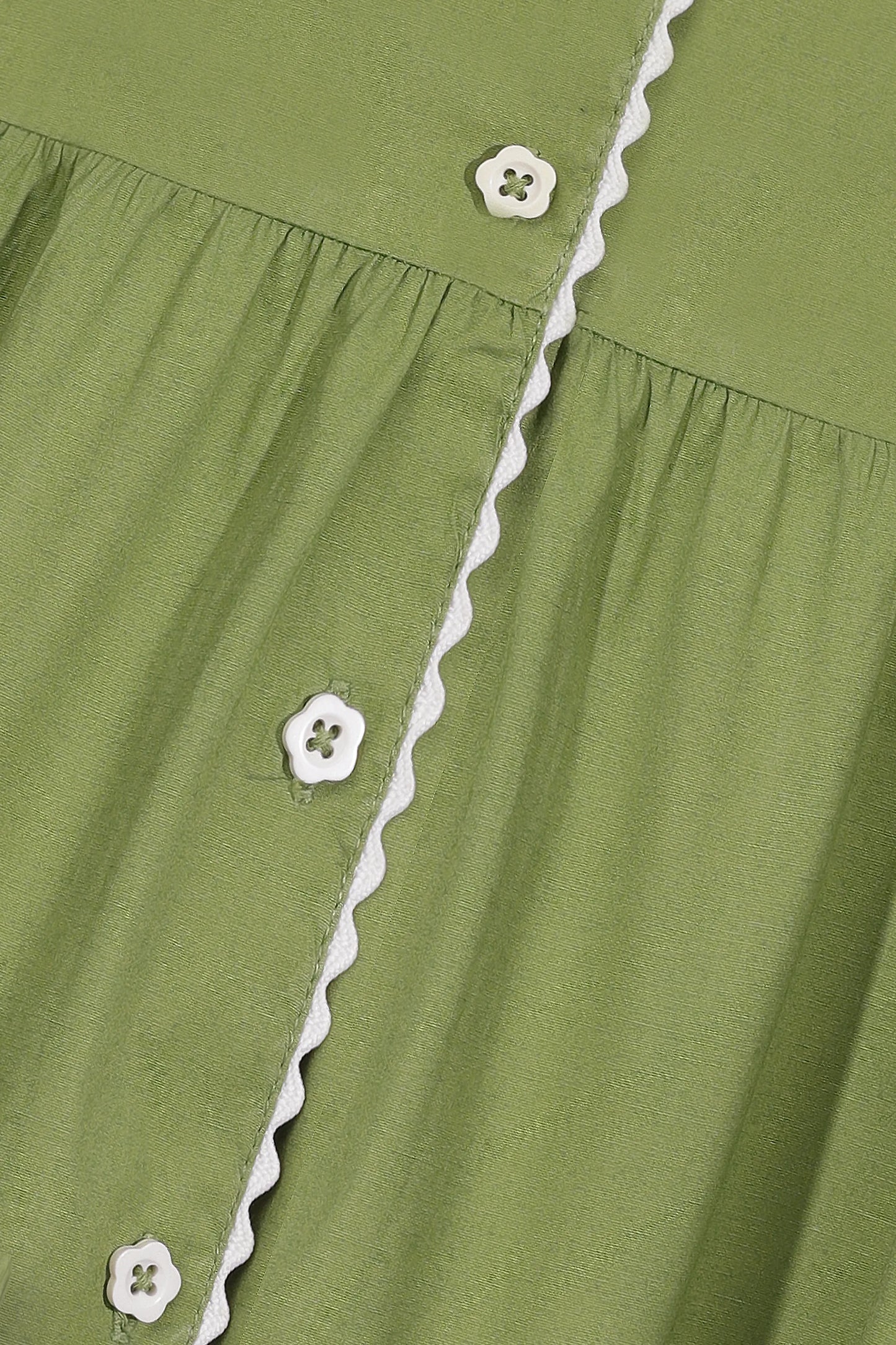 Lacy Green Twirl Dress Set