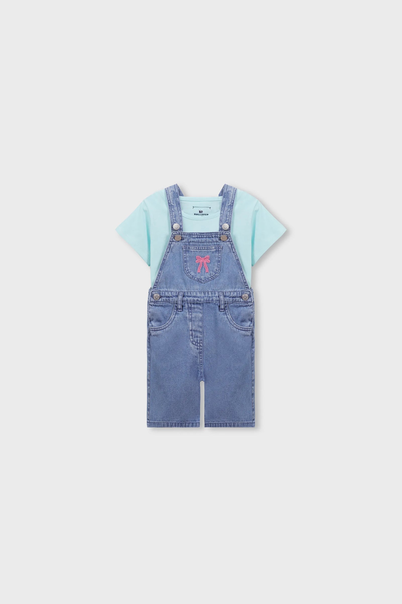 Girls Mint Breeze Dungaree Set