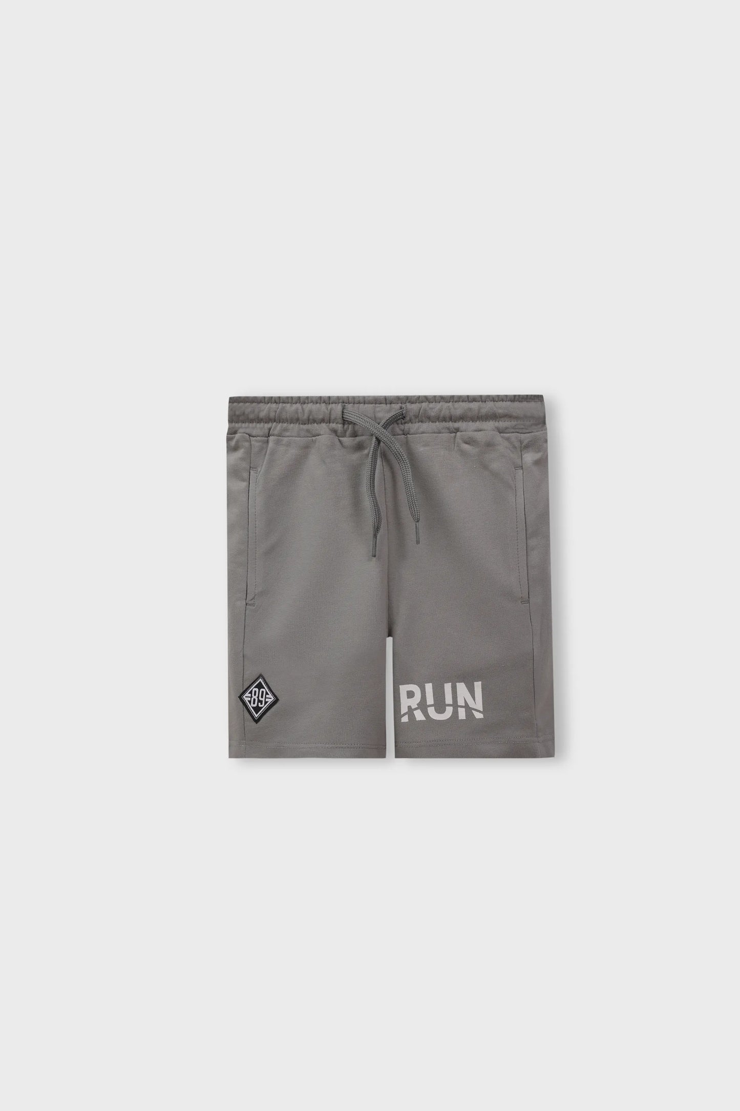 Boys Retro Grey Athletic Shorts