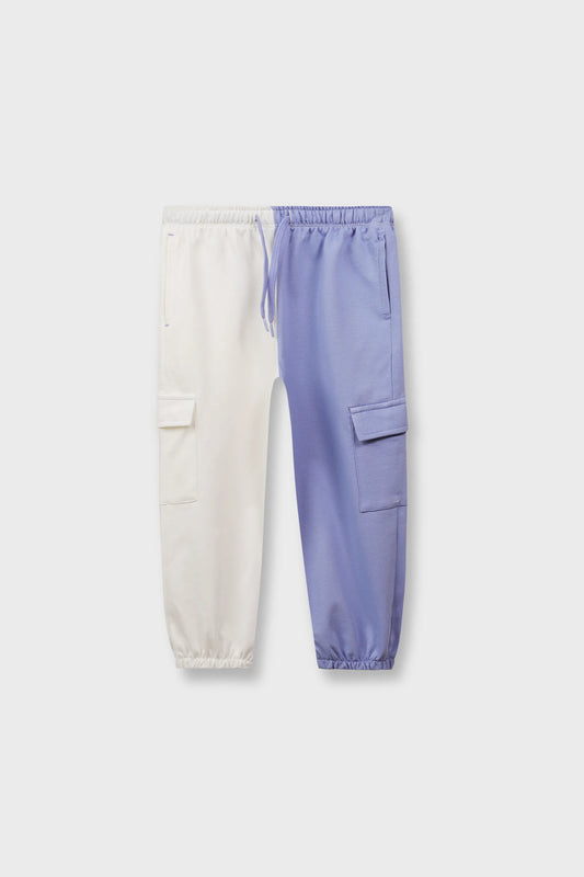Boys Two Tone Comfort Cargo Trousers