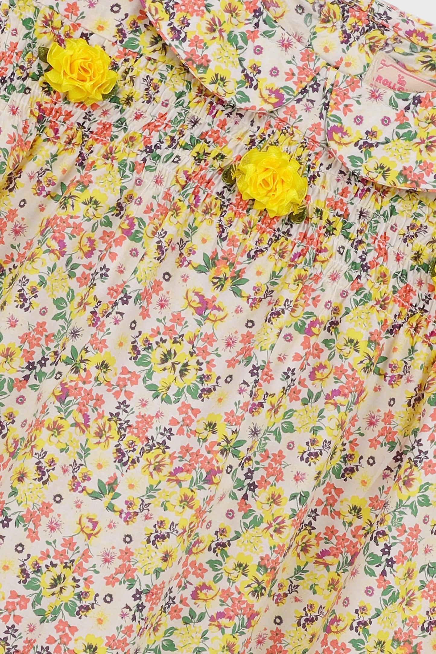Glowy Garden Smocked Top