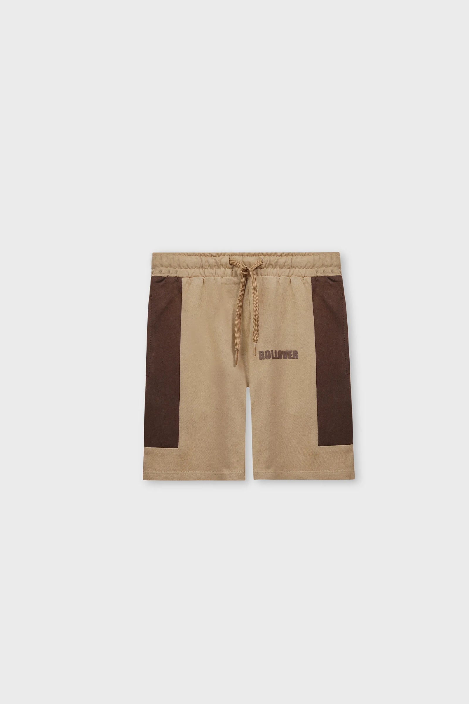Boys Bold Brown & Beige Shorts