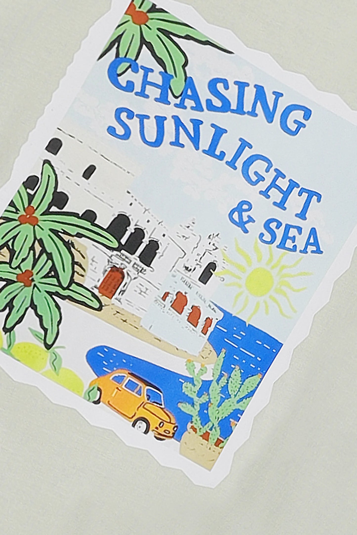 Girls Pistachio Postcard Co-Ord Set