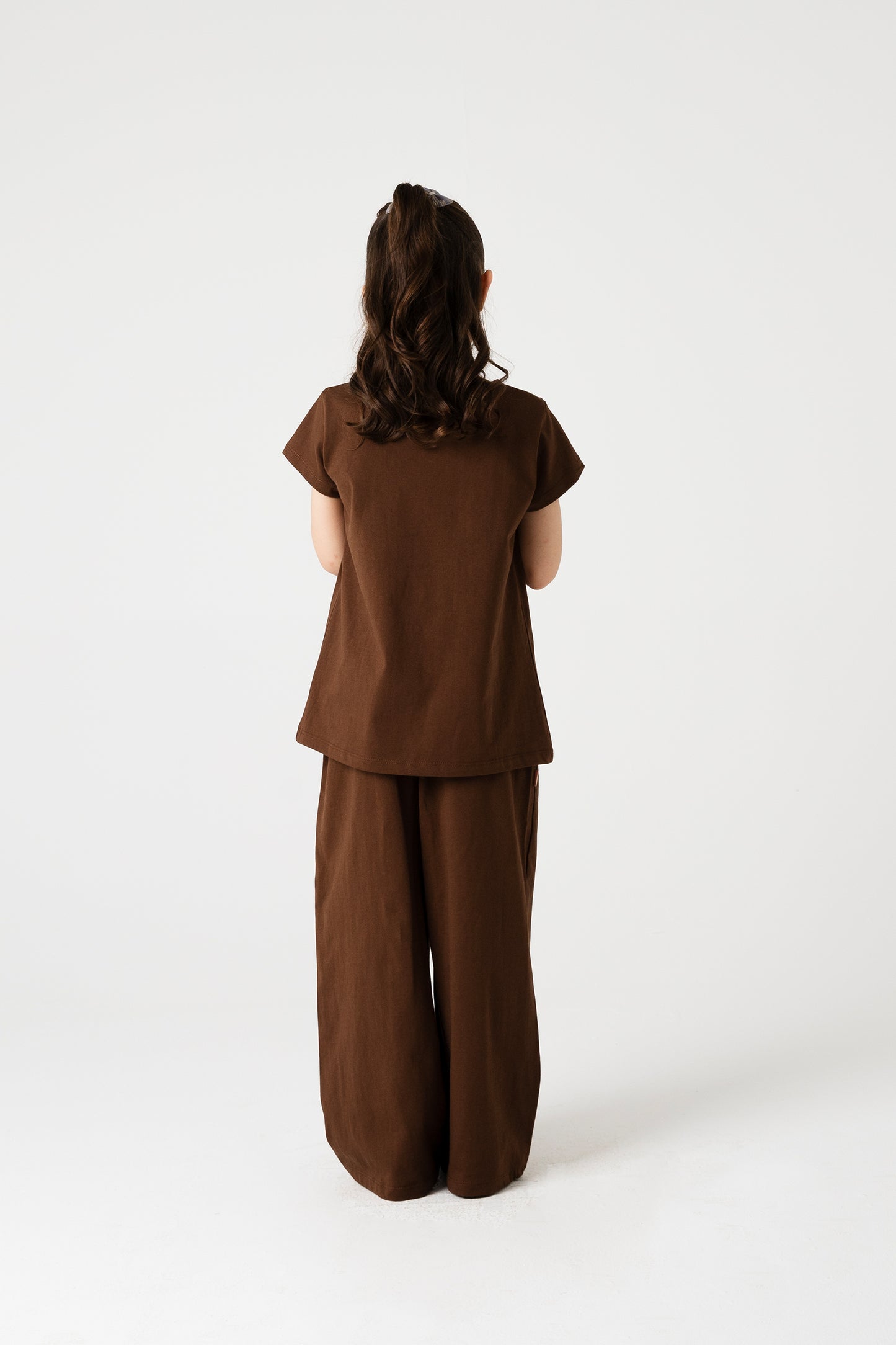 Girls Little Mocha Co-ord Set