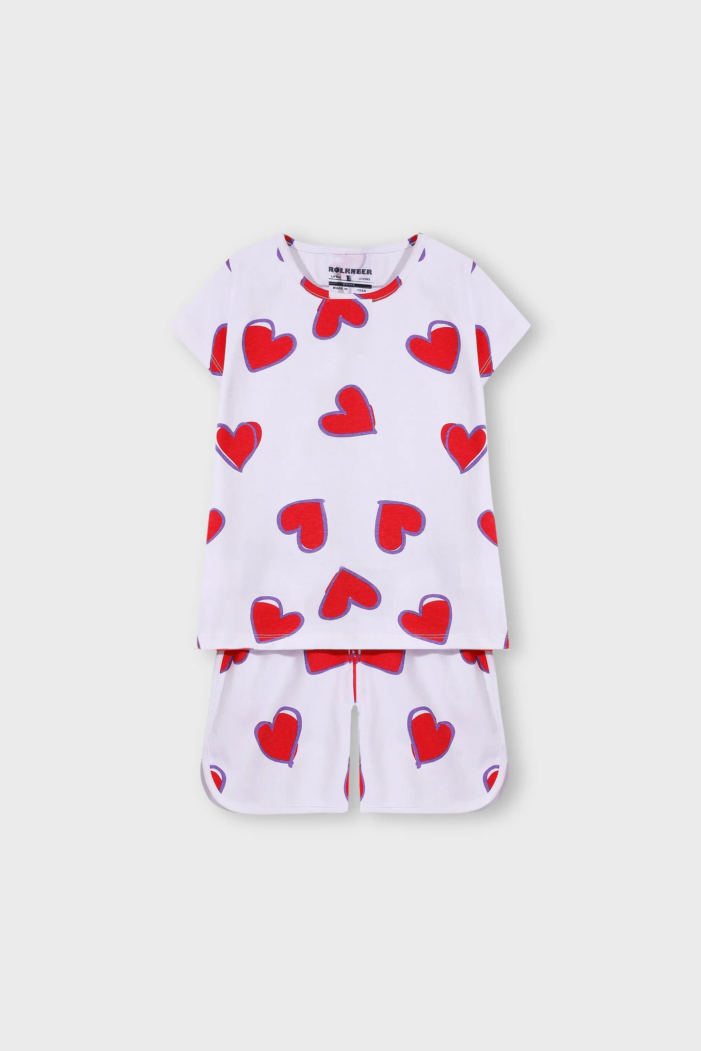 Girls Heart Parade Co-ord Set