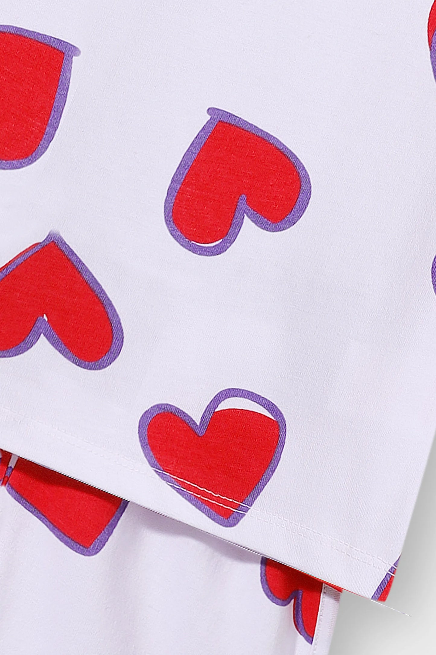 Girls Heart Parade Co-ord Set