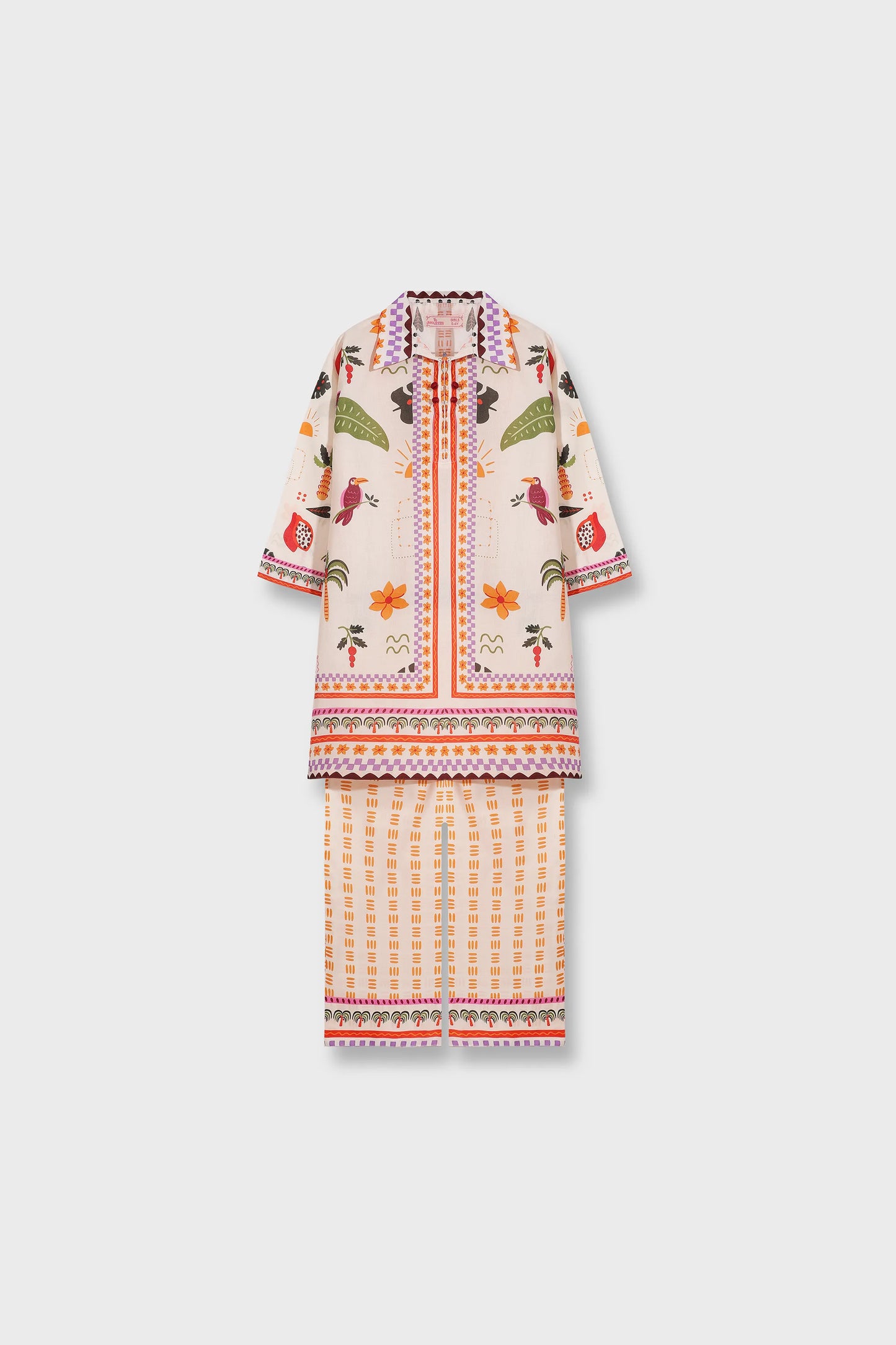 Girls Suntrail Printed Kurta Set