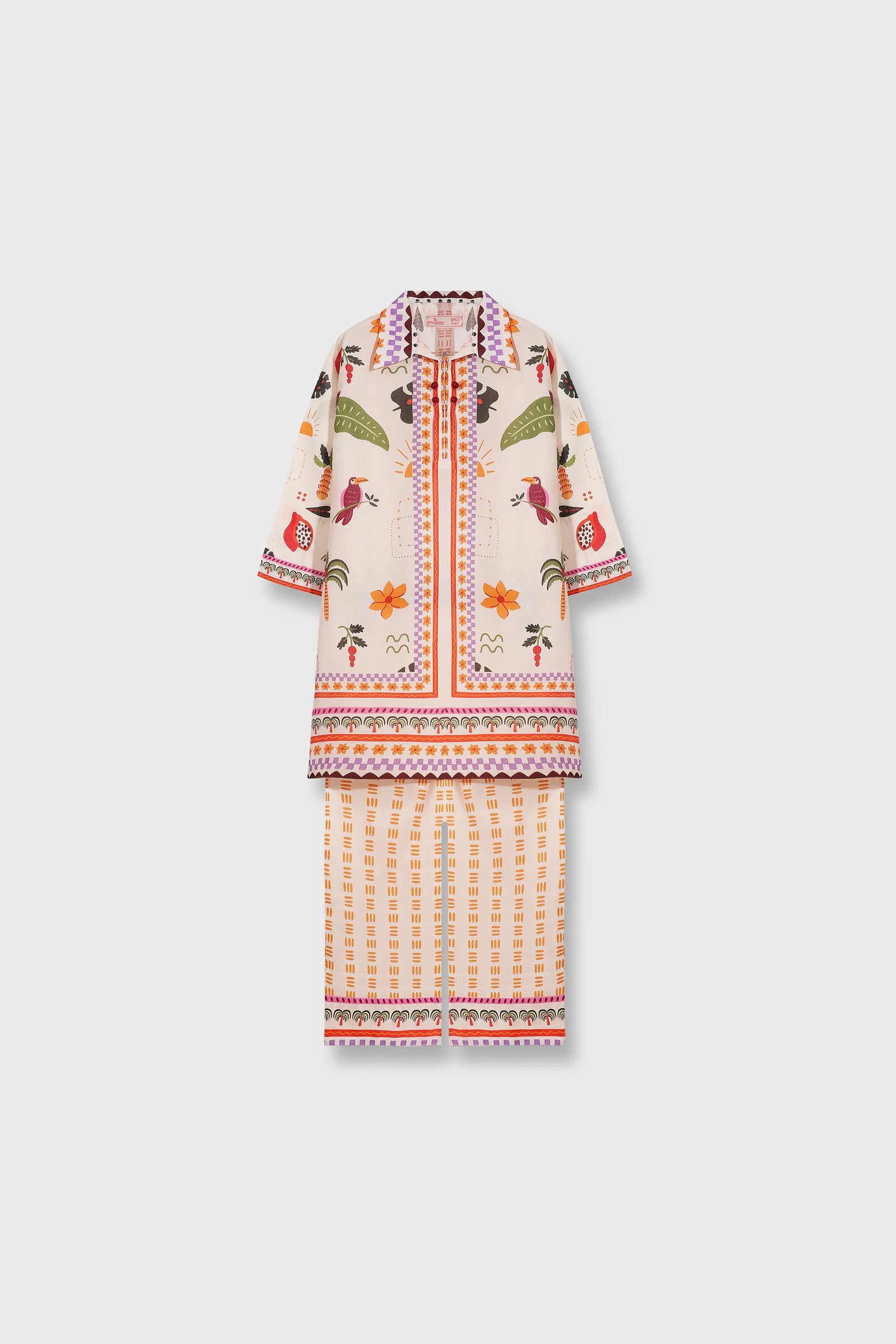 Girls Suntrail Printed Kurta Set