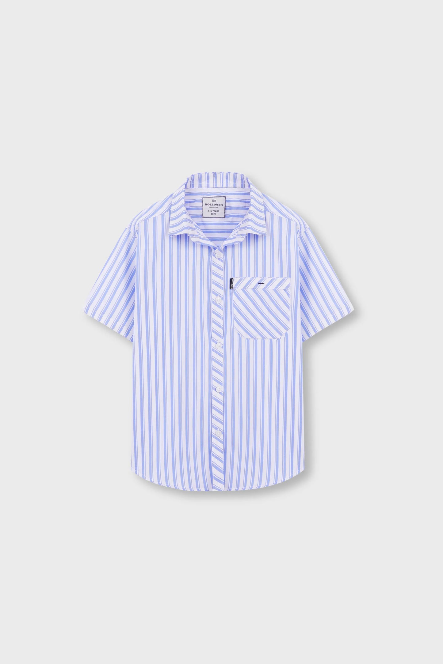 Sky Stripe Scout Cotton Shirt