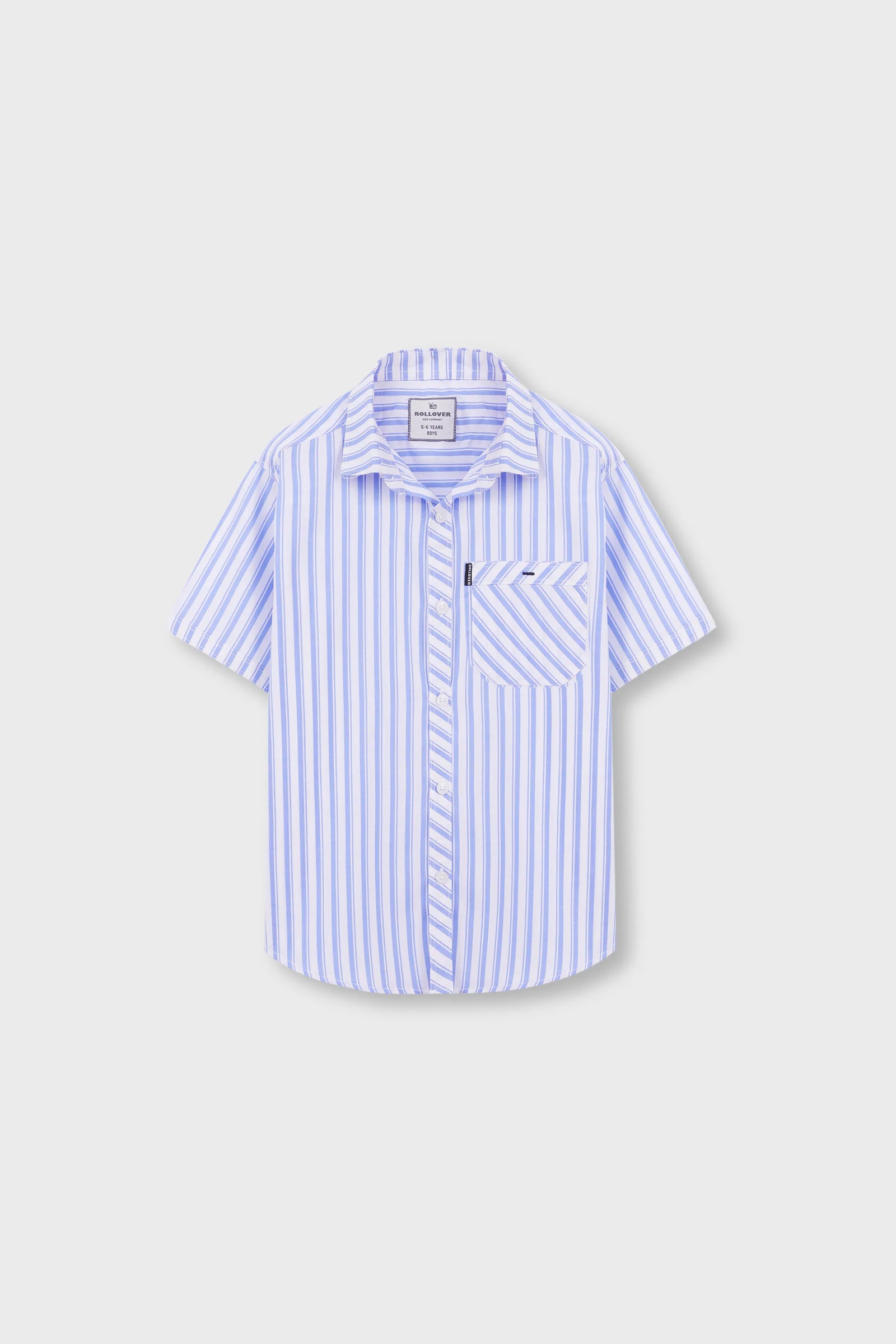 Sky Stripe Scout Cotton Shirt