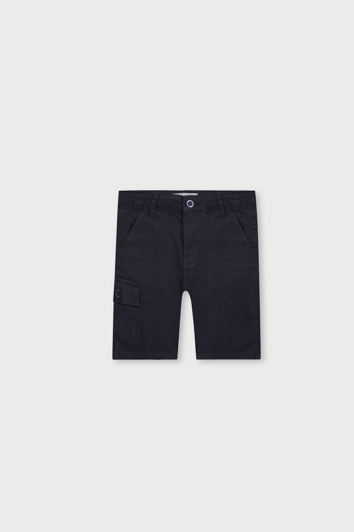 Boys Navy Twill Cargo Shorts