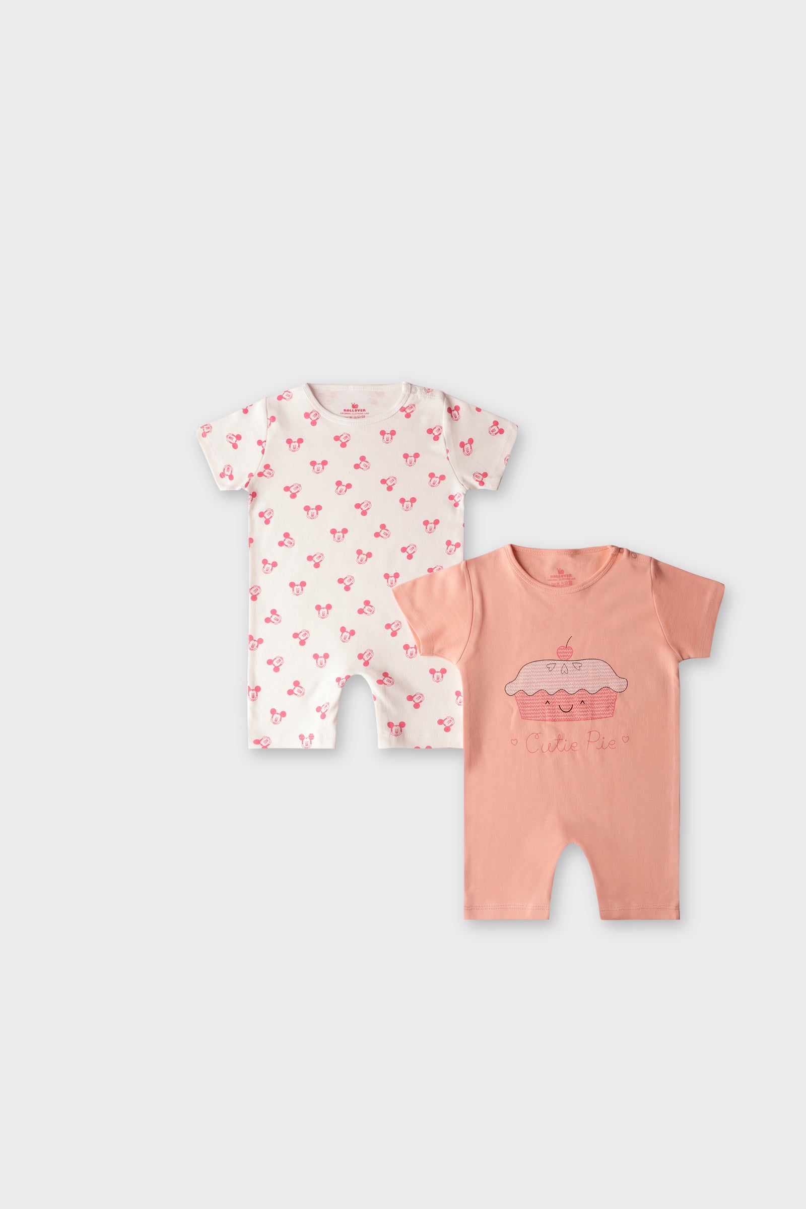 Girls Cutie Pie Giggly Romper Set - (Pack of 2)