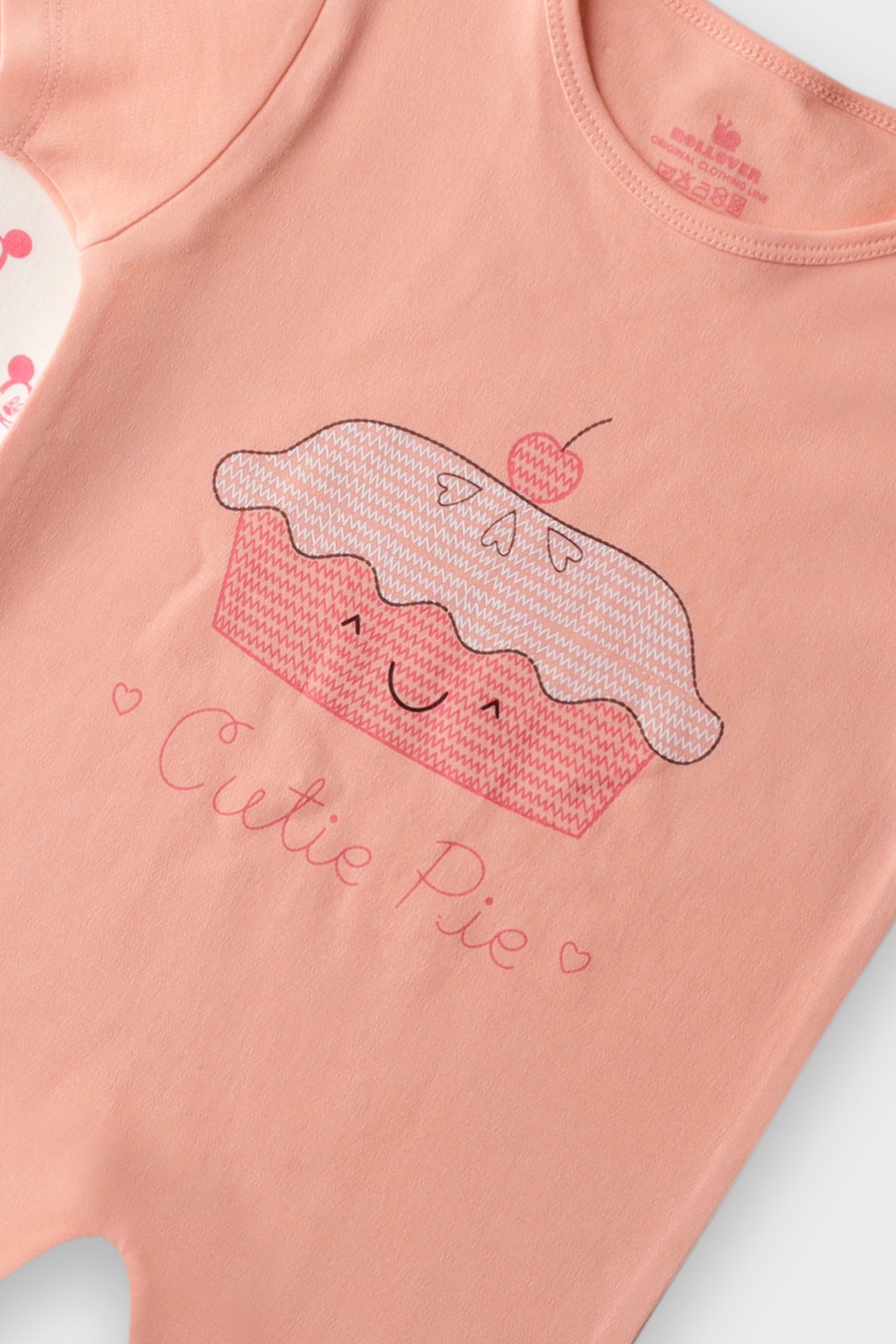Girls Cutie Pie Giggly Romper Set - (Pack of 2)