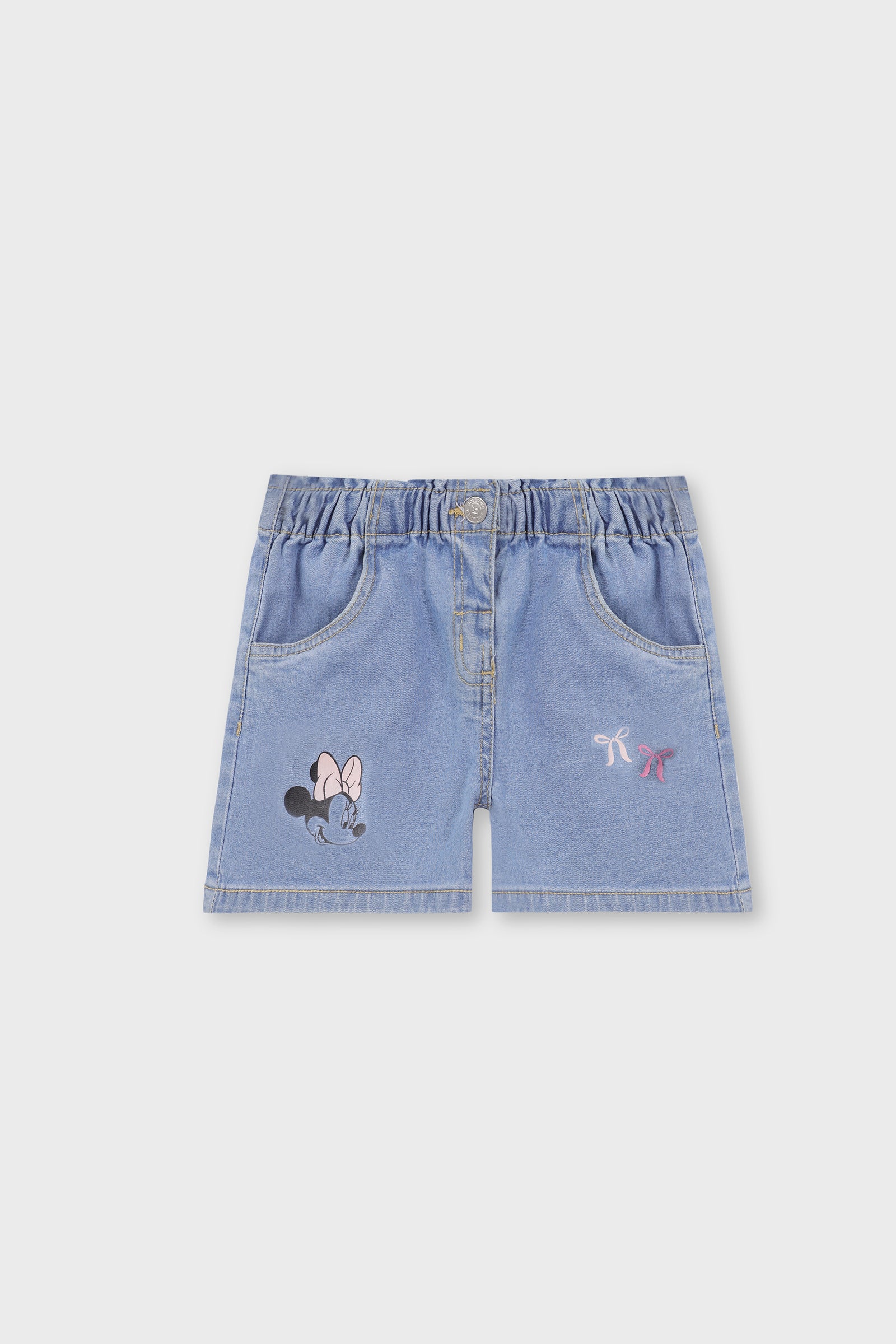 Minnie Bow Denim Shorts