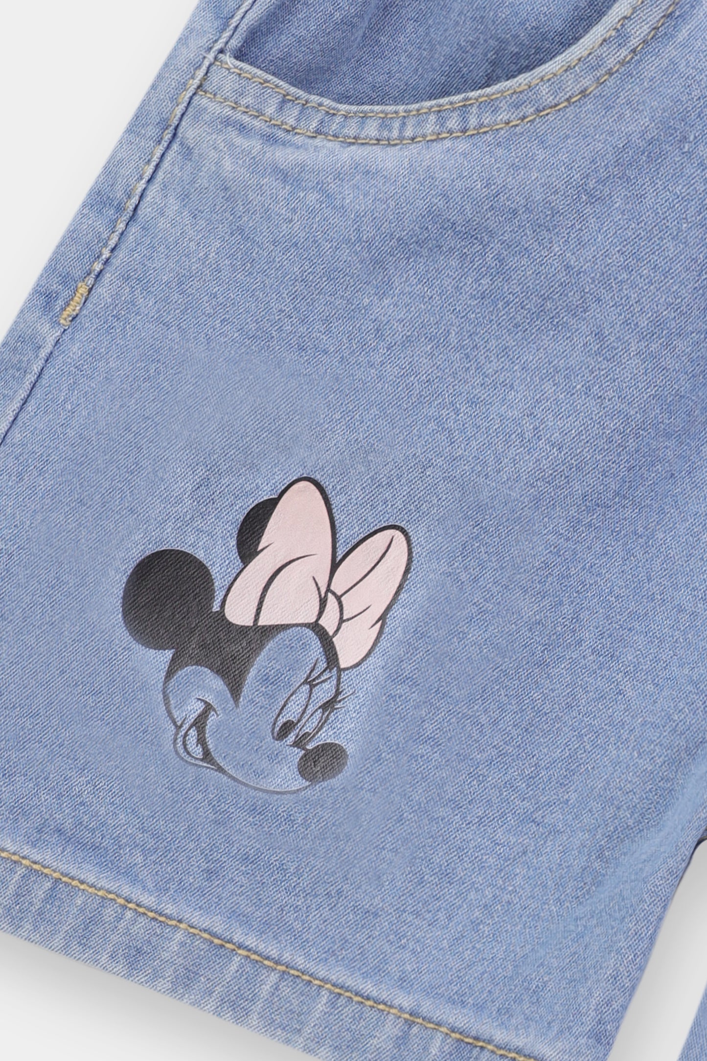 Minnie Bow Denim Shorts