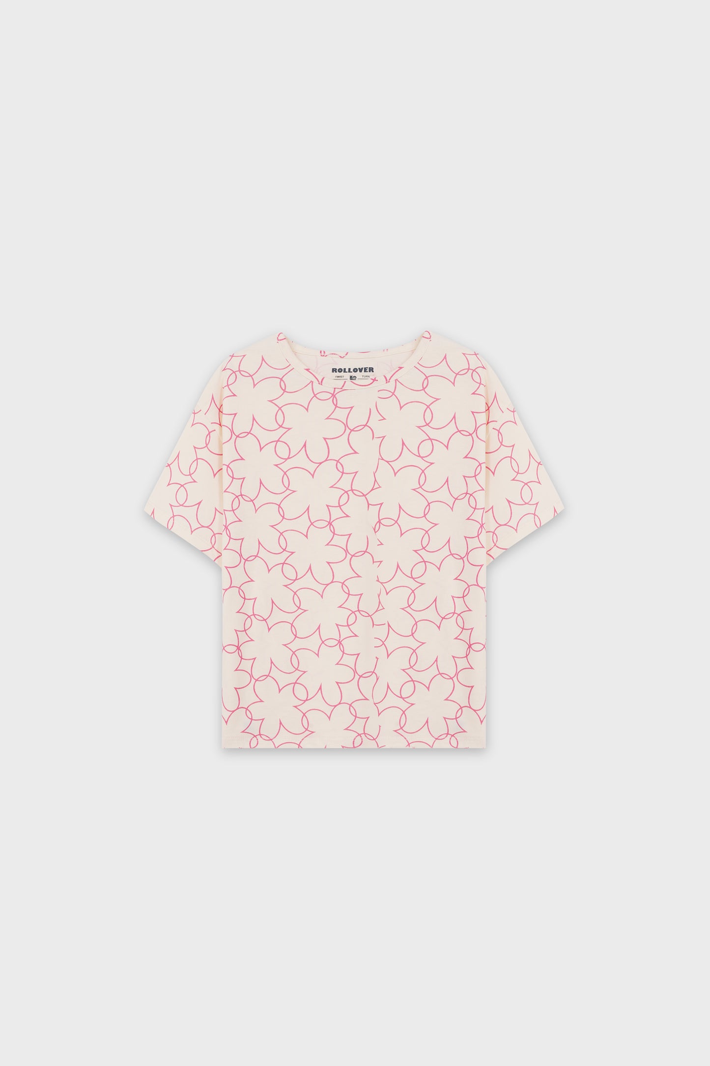 Girls Pattern Printed Drop Tee