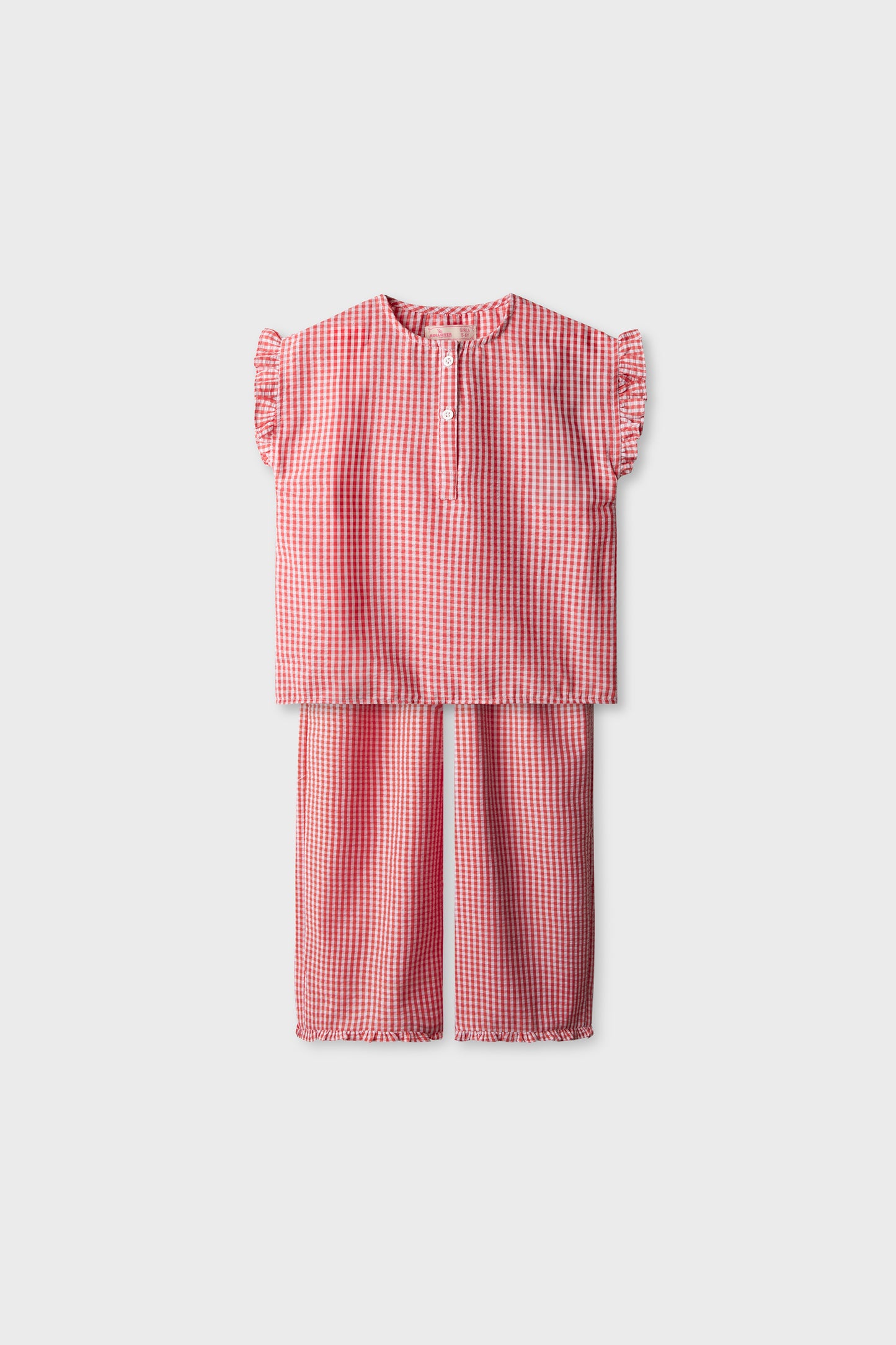 Cherry Check Cotton Co-ord Set