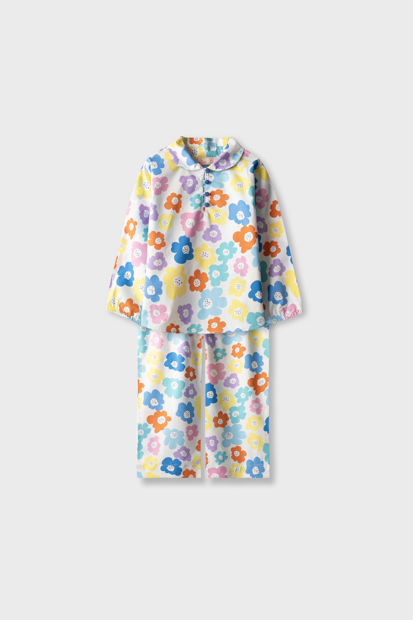 Rainbow Garden Cotton Co-ord Set