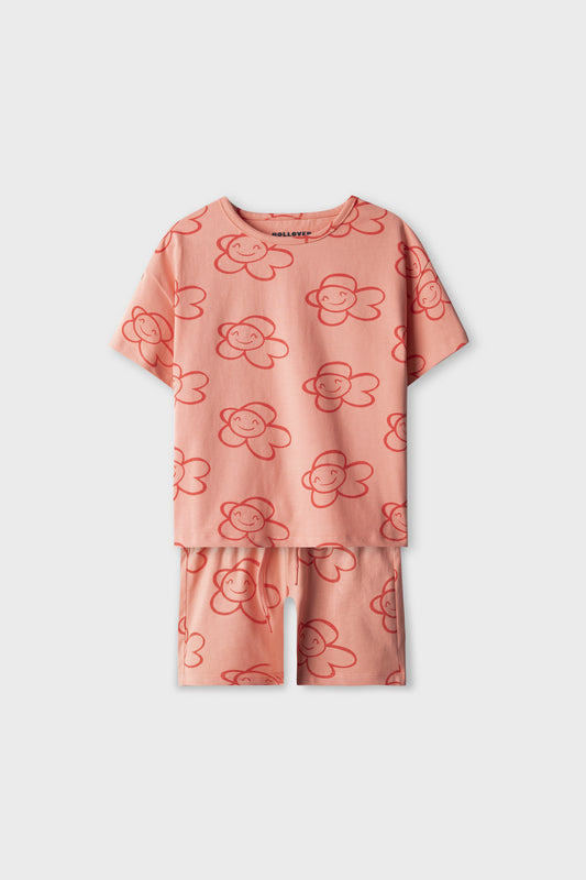 Girls Happy Flower Co-ord Set