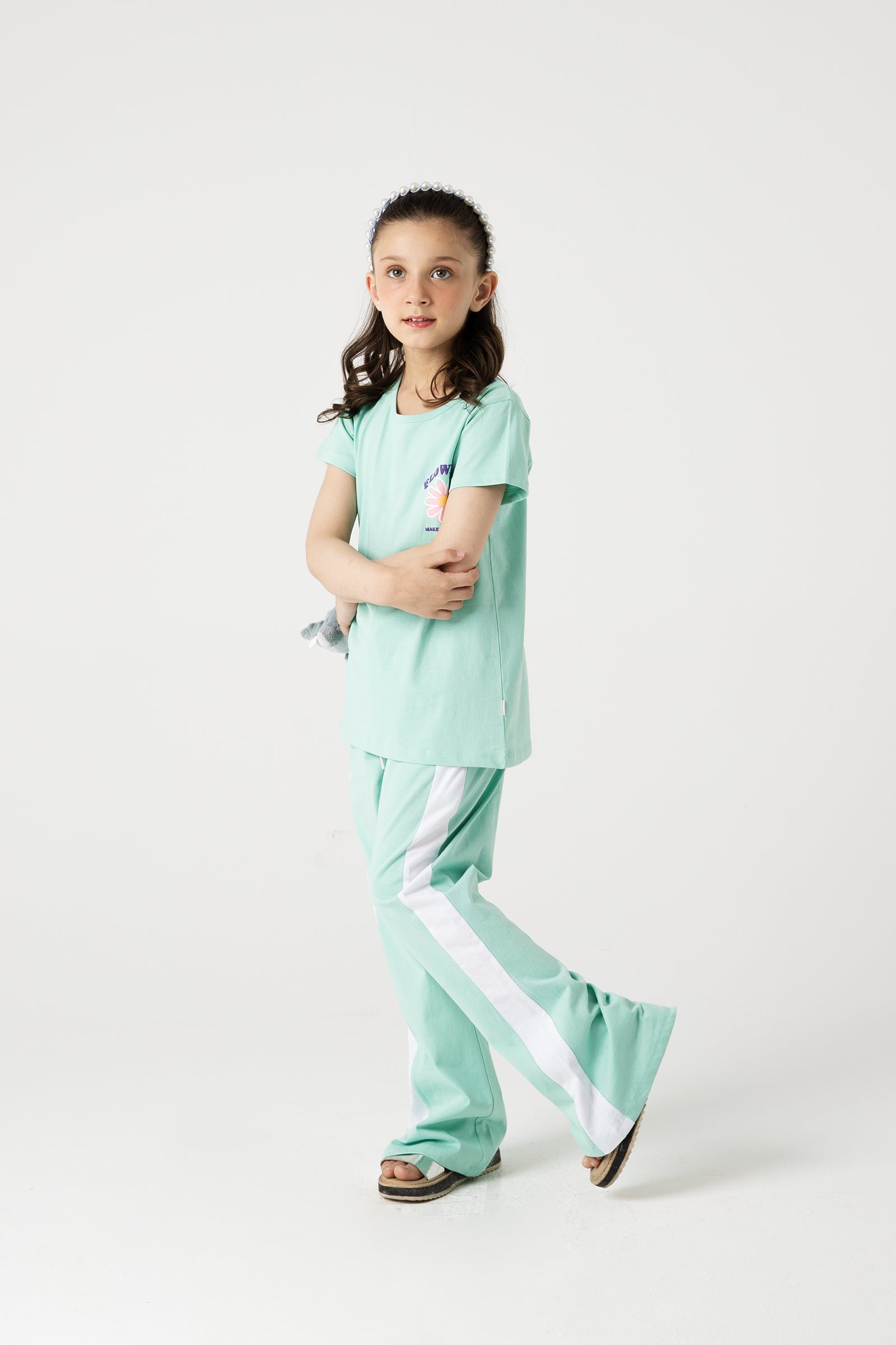 Girls Pastel Bloom Co-ord Set