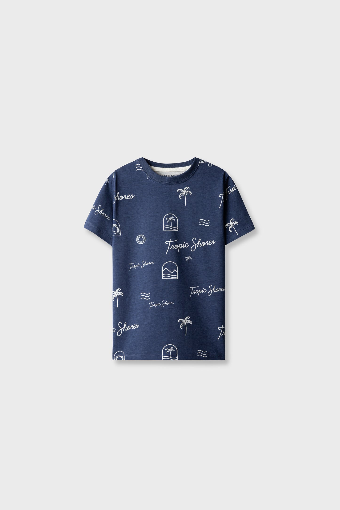 Boys Tropic Shores Printed Tee