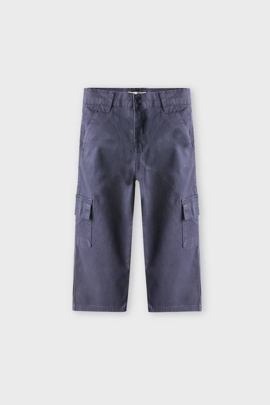 Boys Classic Navy Cargo Pants
