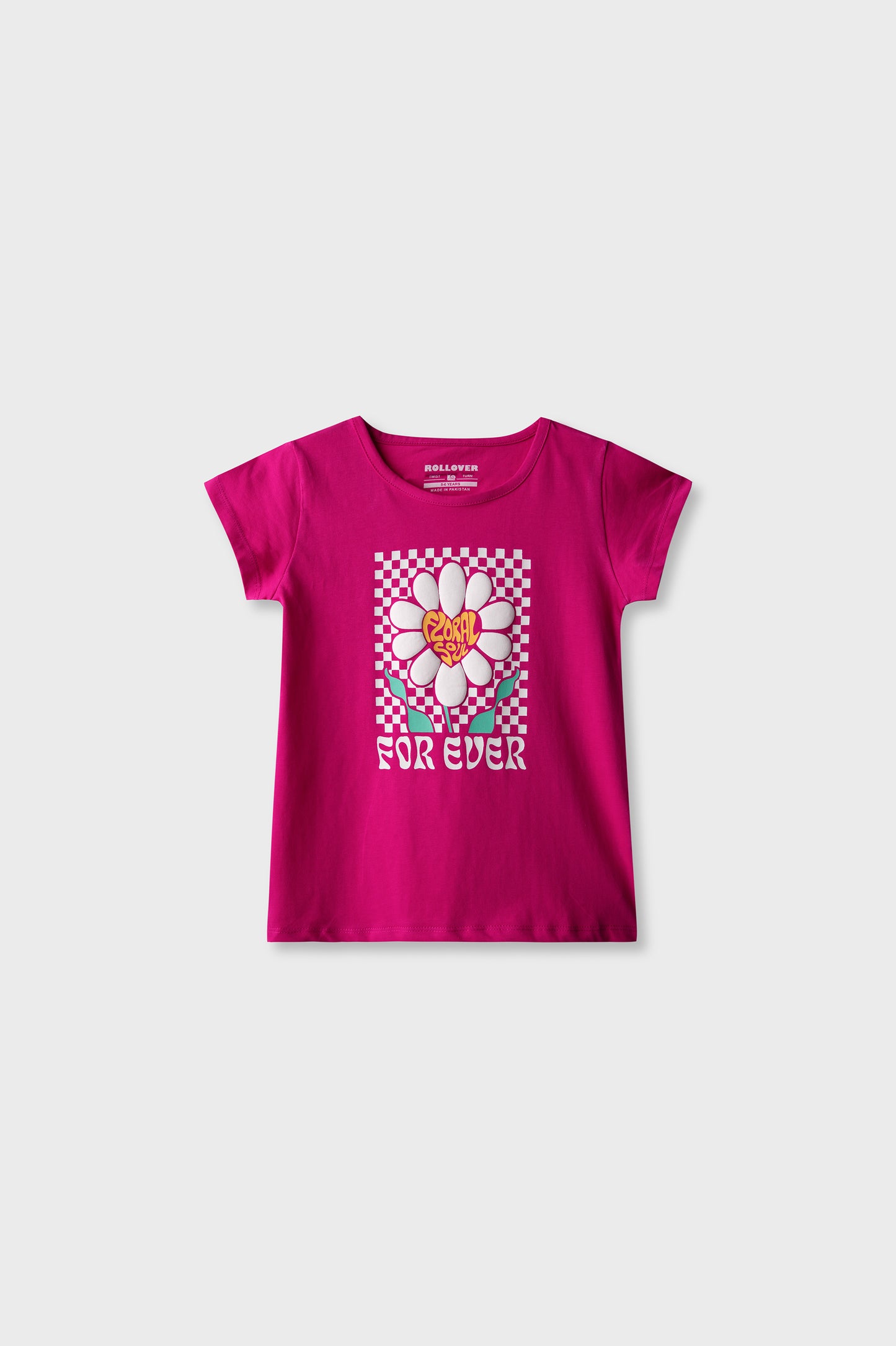 Girls Pink Daisy Forever Tee