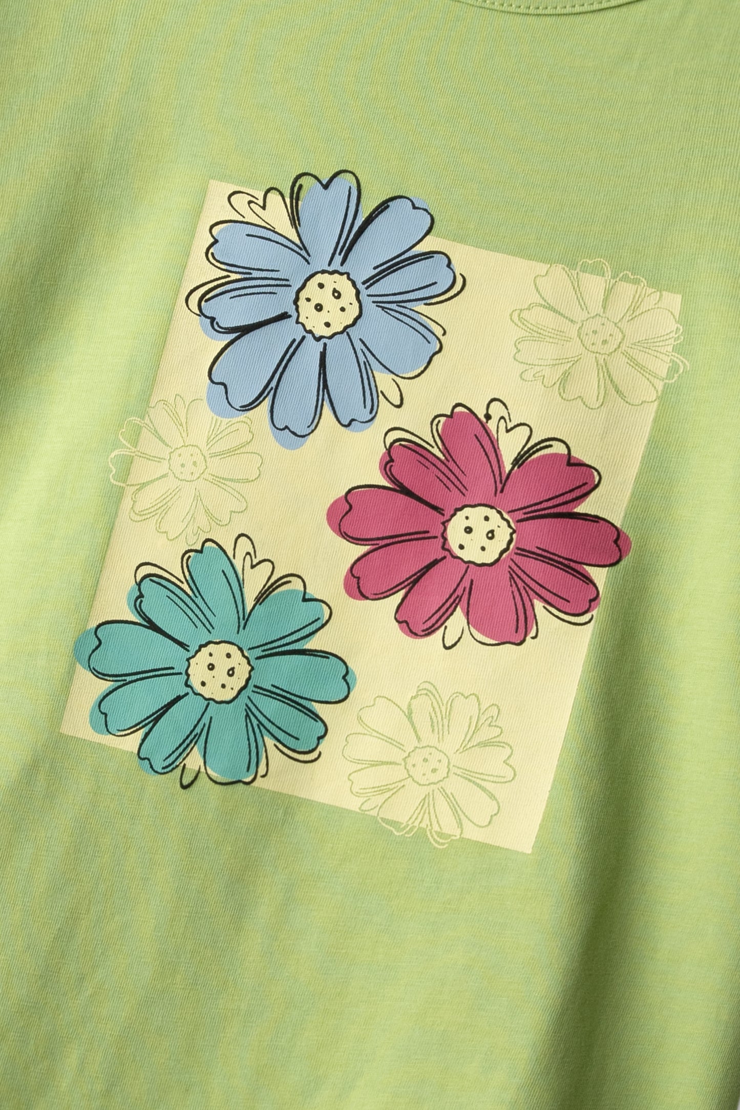 Girls Garden Patch Drop T-shirt