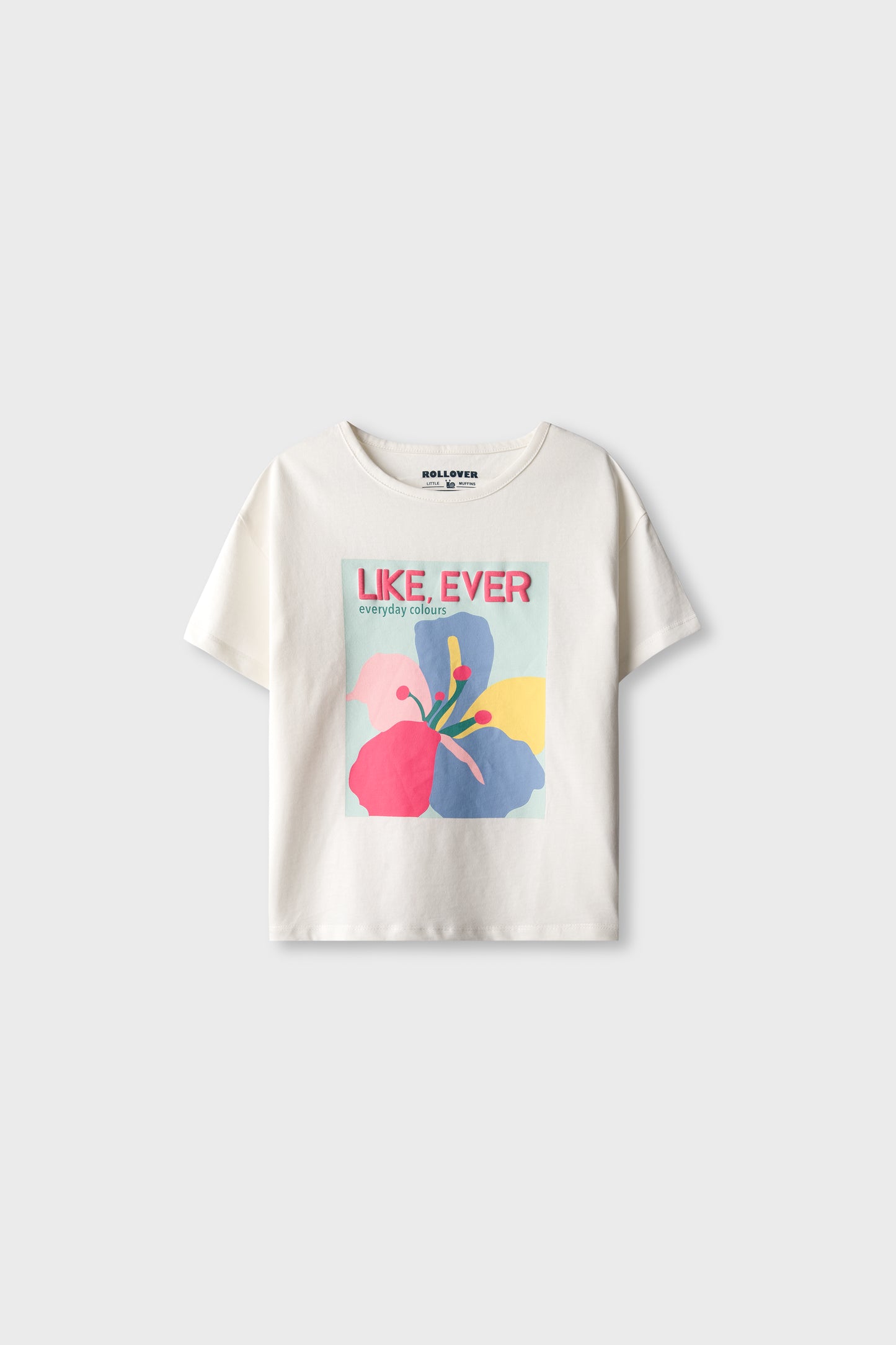 Girls Ever-ready Floral Drop Tee