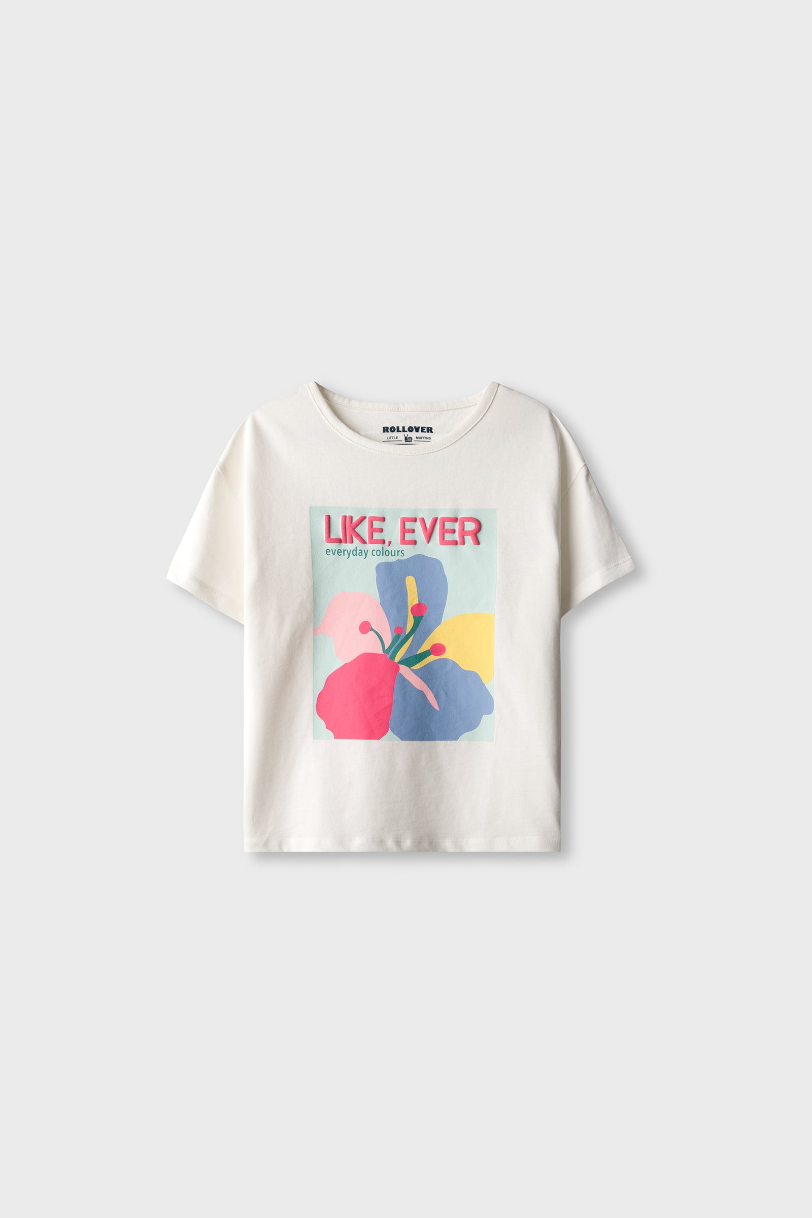 Girls Ever-ready Floral Drop Tee