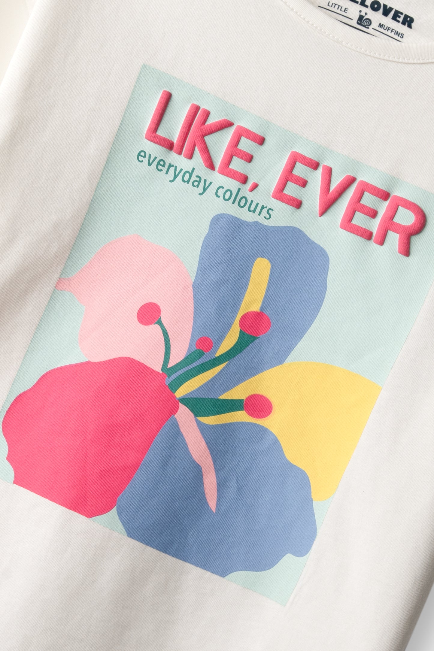 Girls Ever-ready Floral Drop Tee