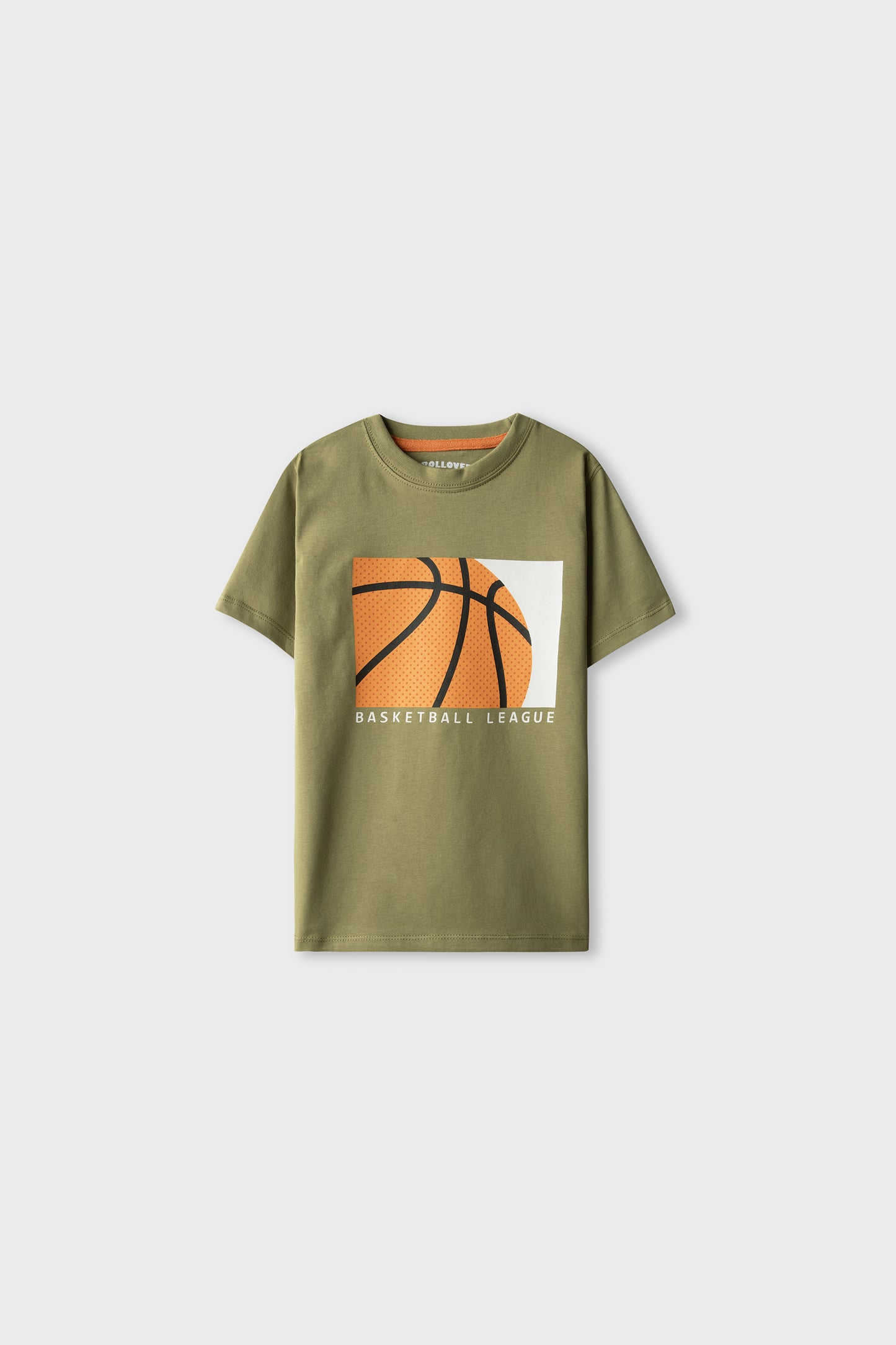 Boys Olive Slam Graphic Tee