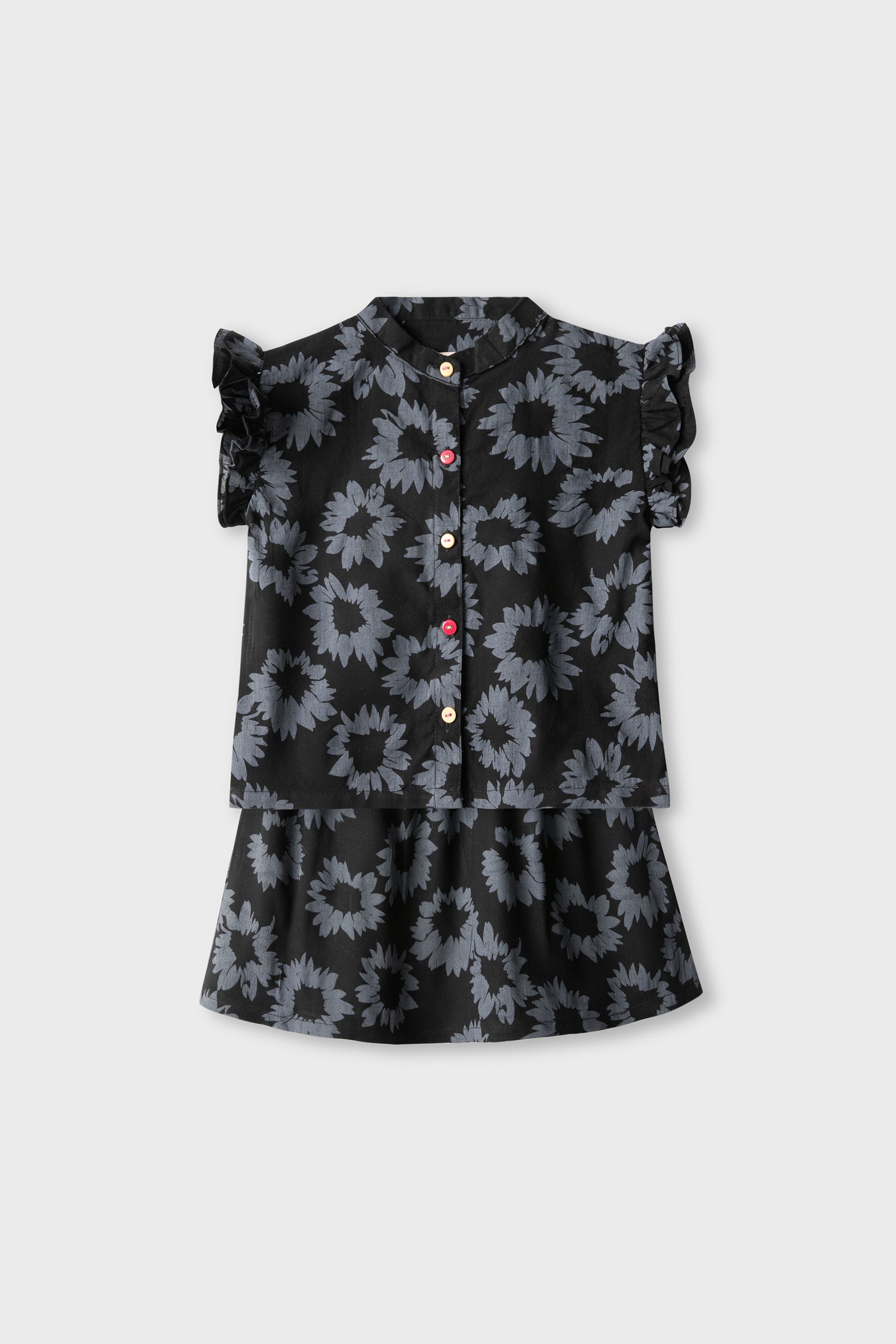 Girls Floral Fun Skirt Set