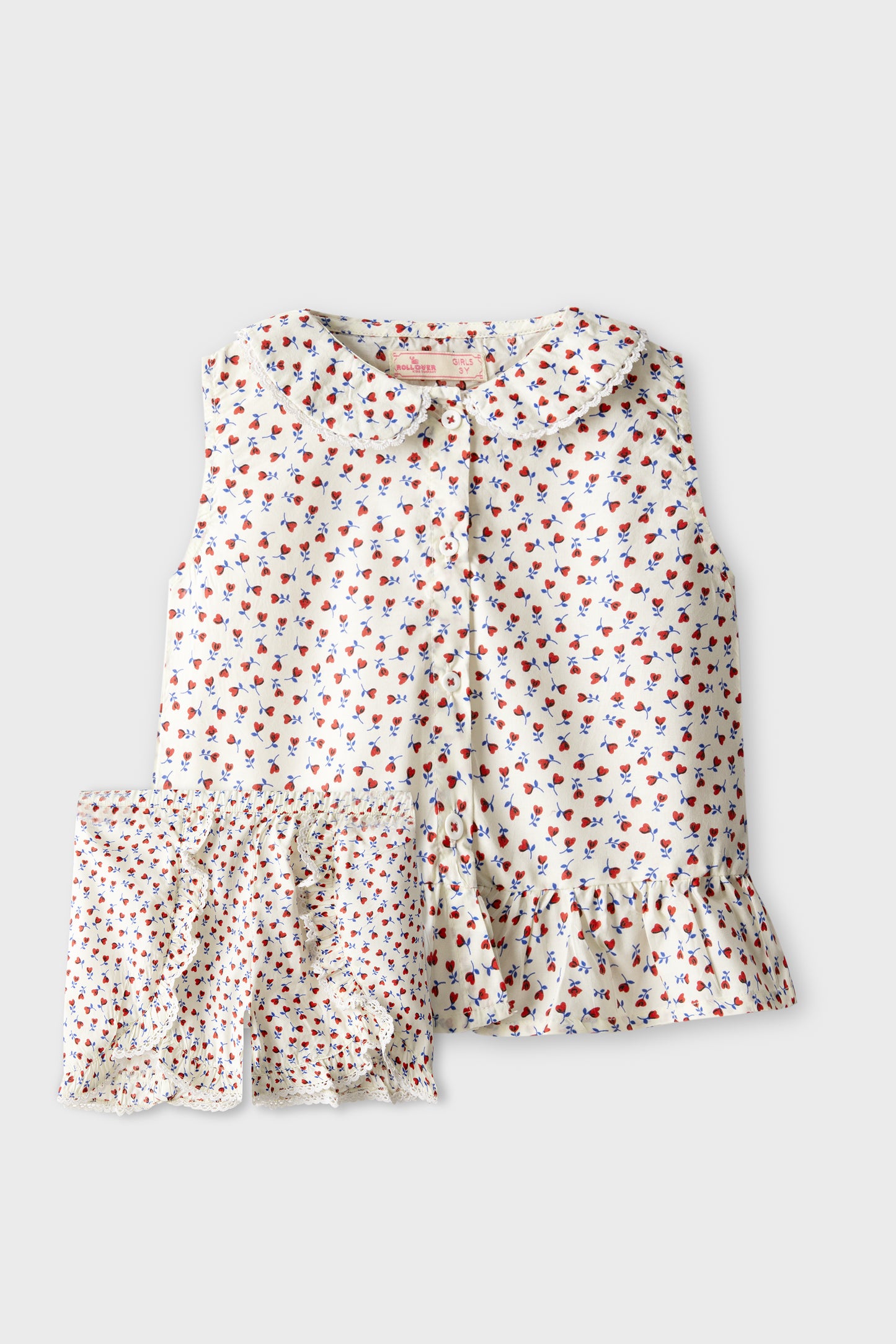 Tiny Blooms Cotton Dress Set