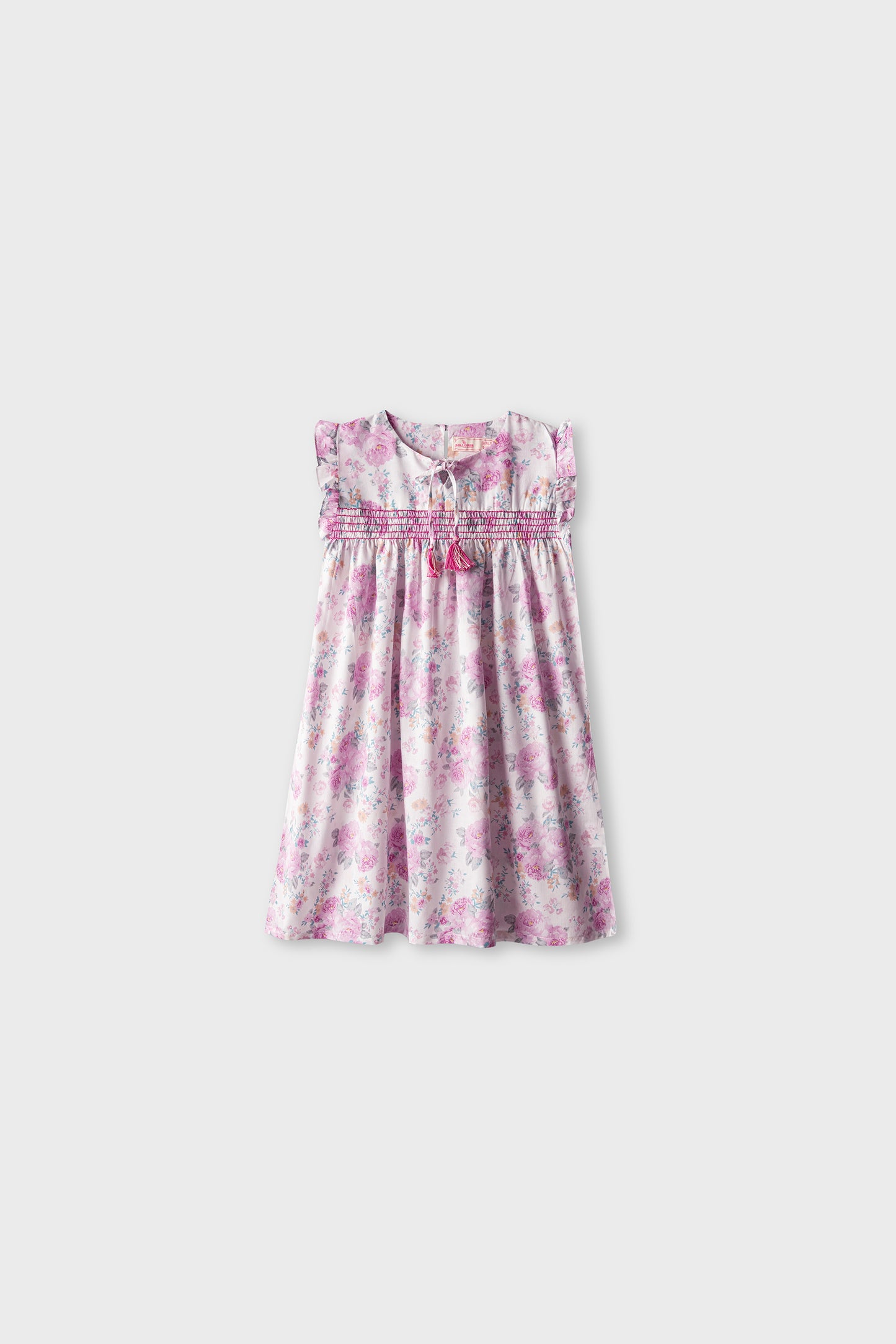 White Bloom Cotton Dress
