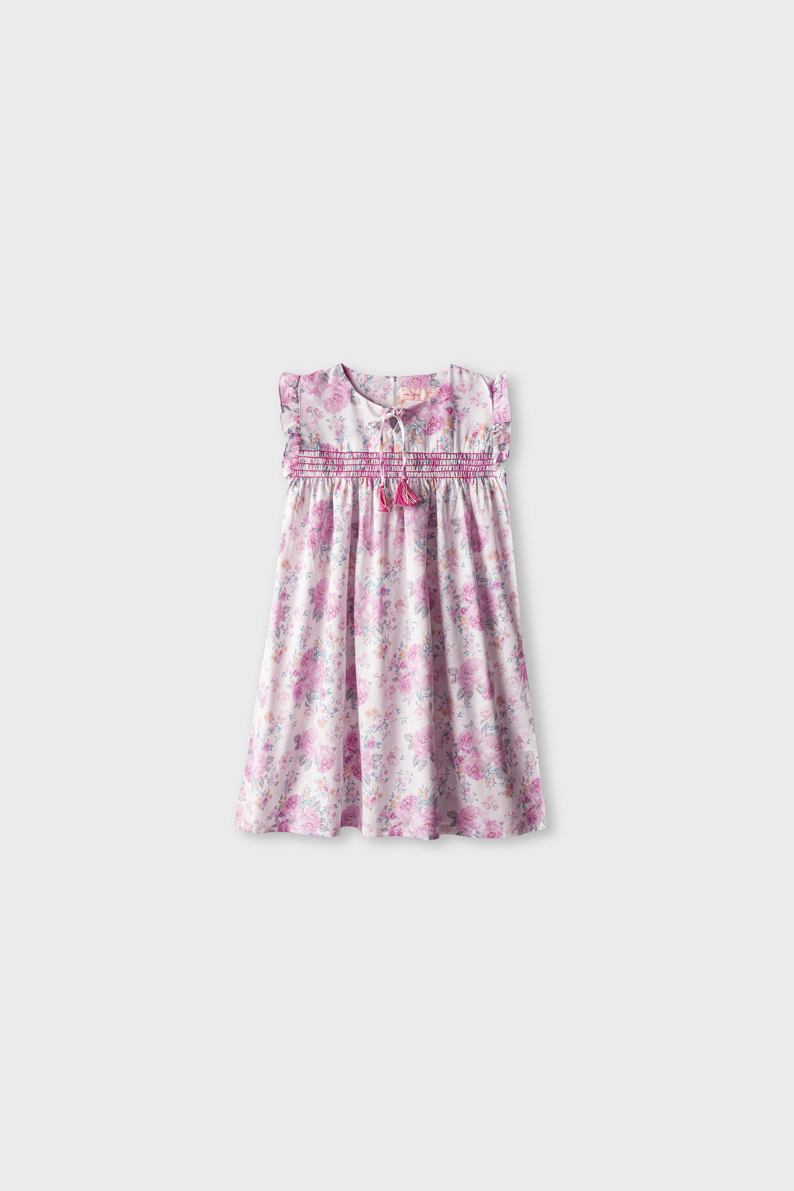 White Bloom Cotton Dress