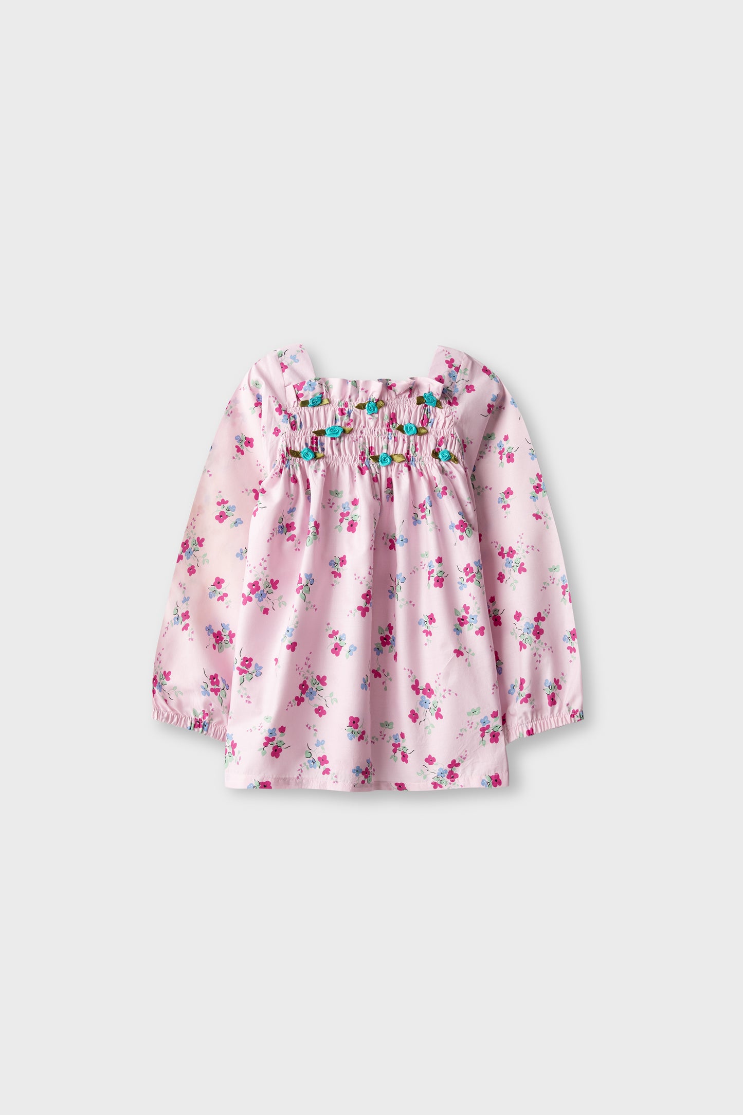 Pink Garden Cotton Top