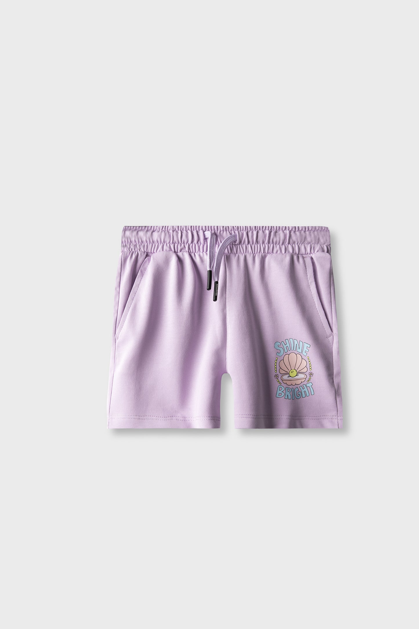 Lilac Shine Terry Shorts