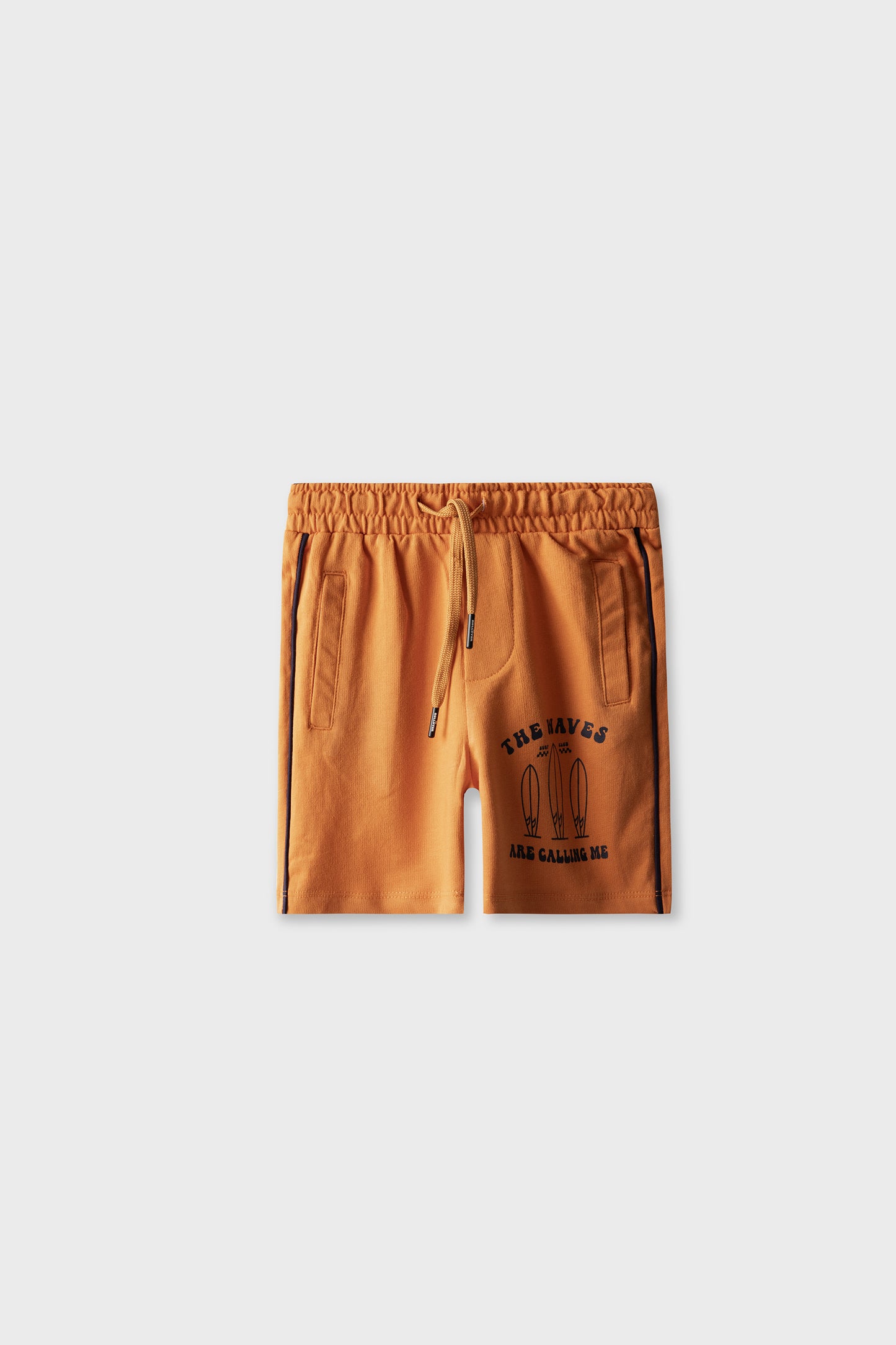 Boys Boardwalk Rust Terry Shorts
