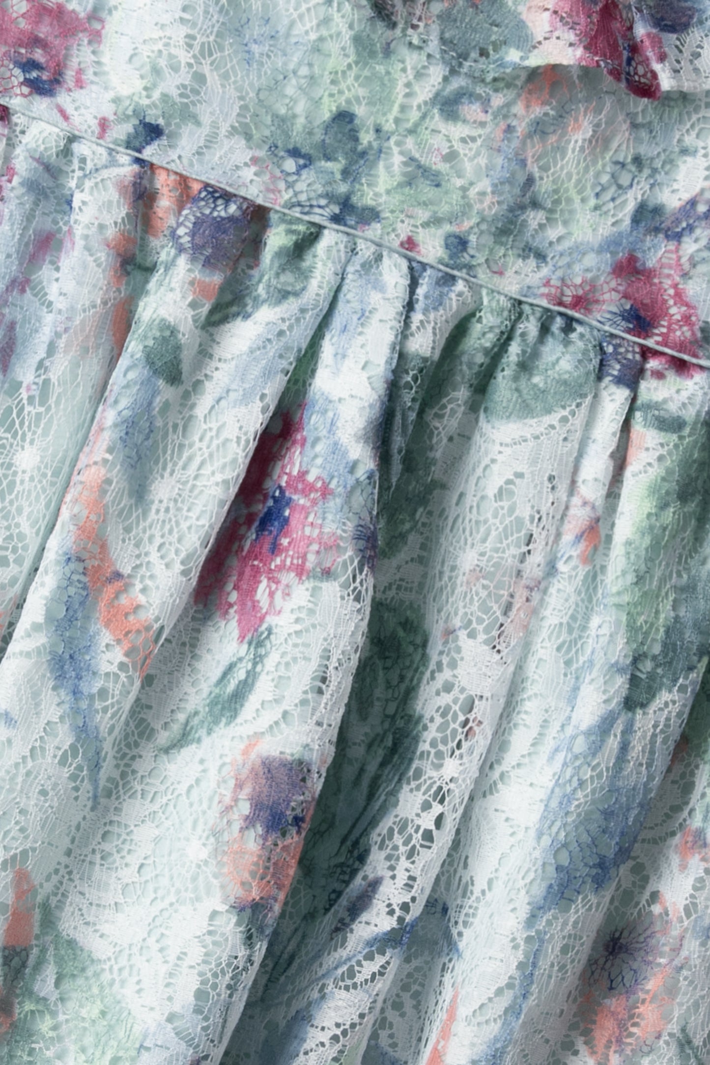 Misty Bloom Net Dress