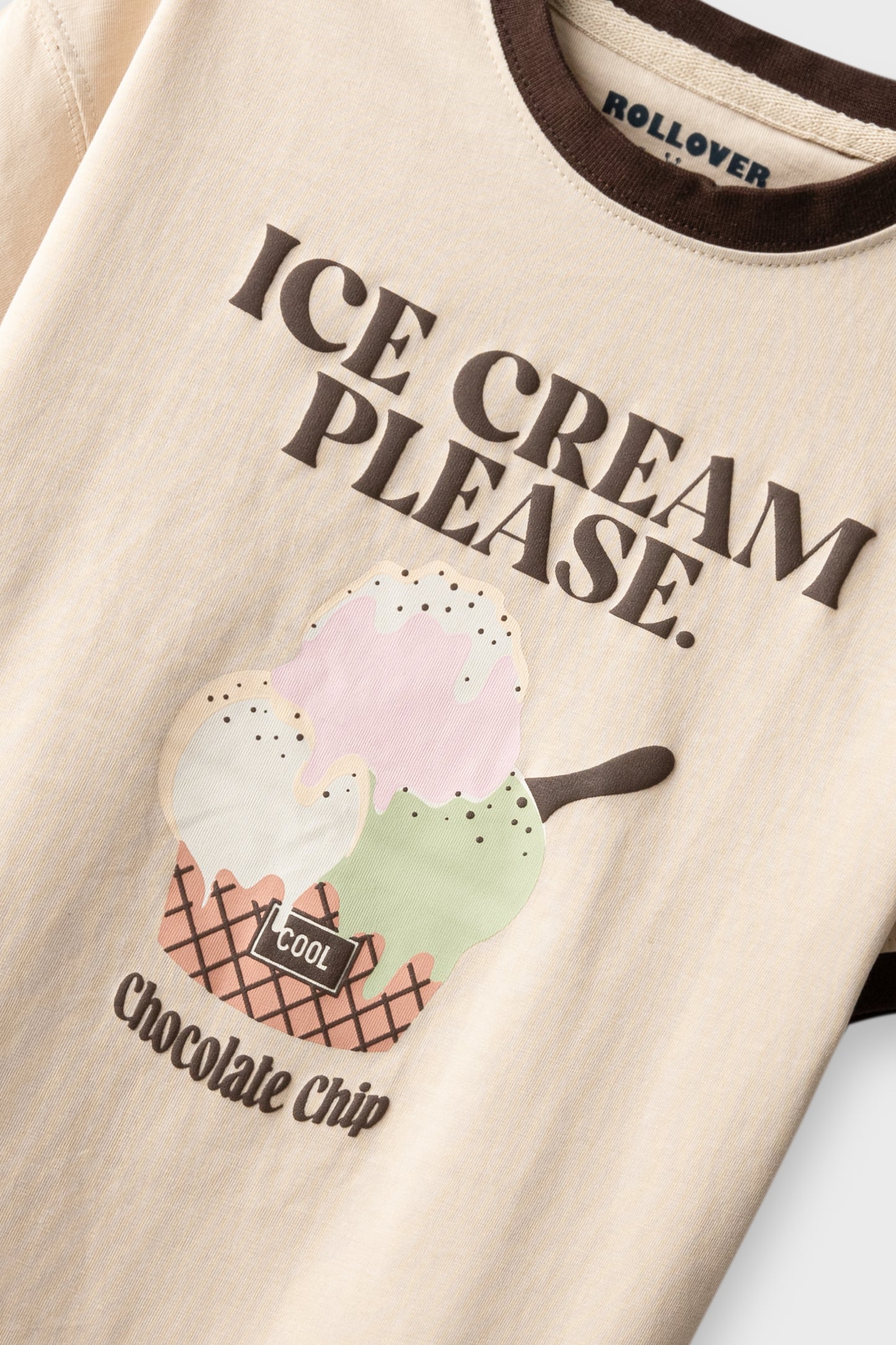 Girls Ice-Cream Scoop Drop Tee