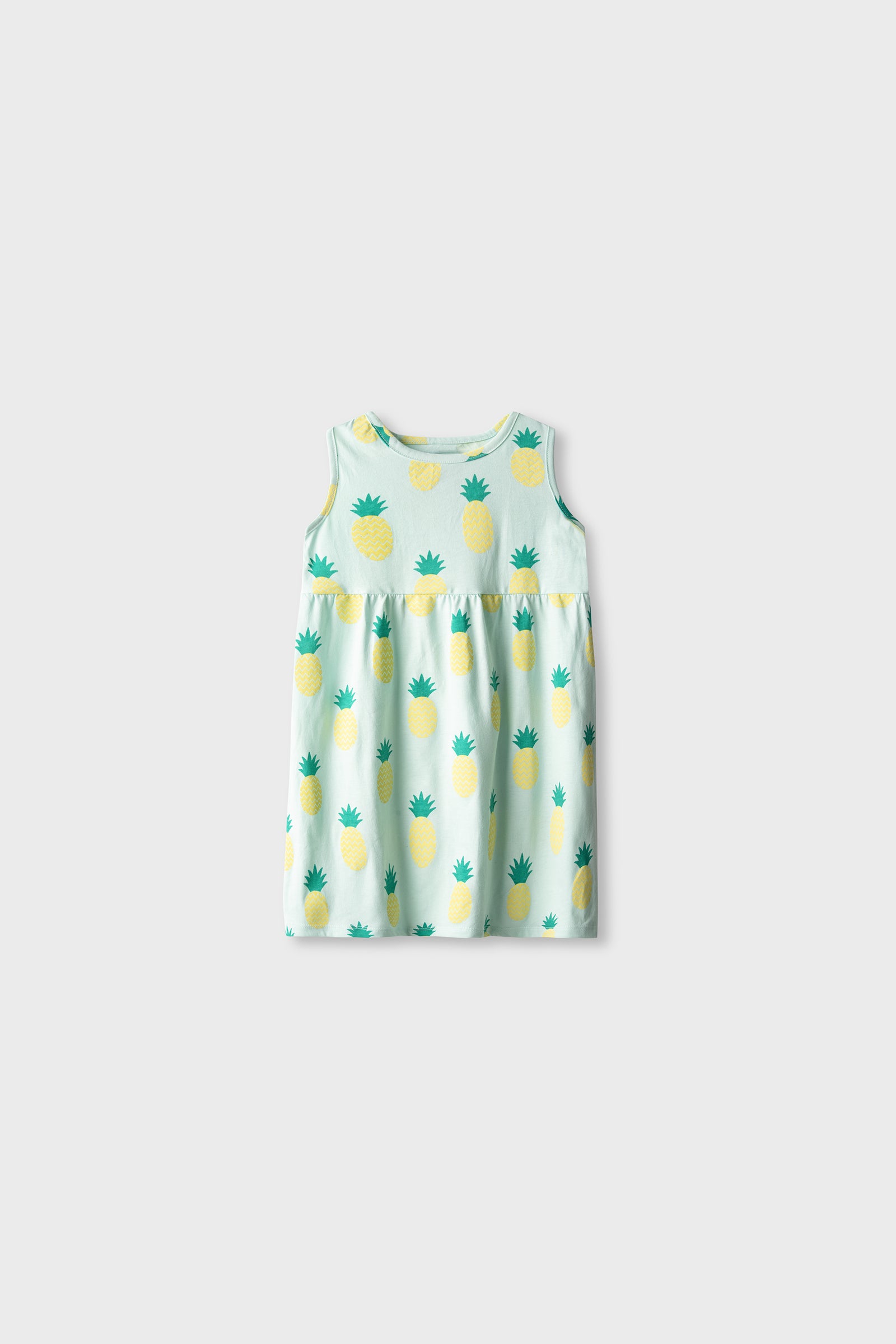 Mint Pineapple Jersey Frock
